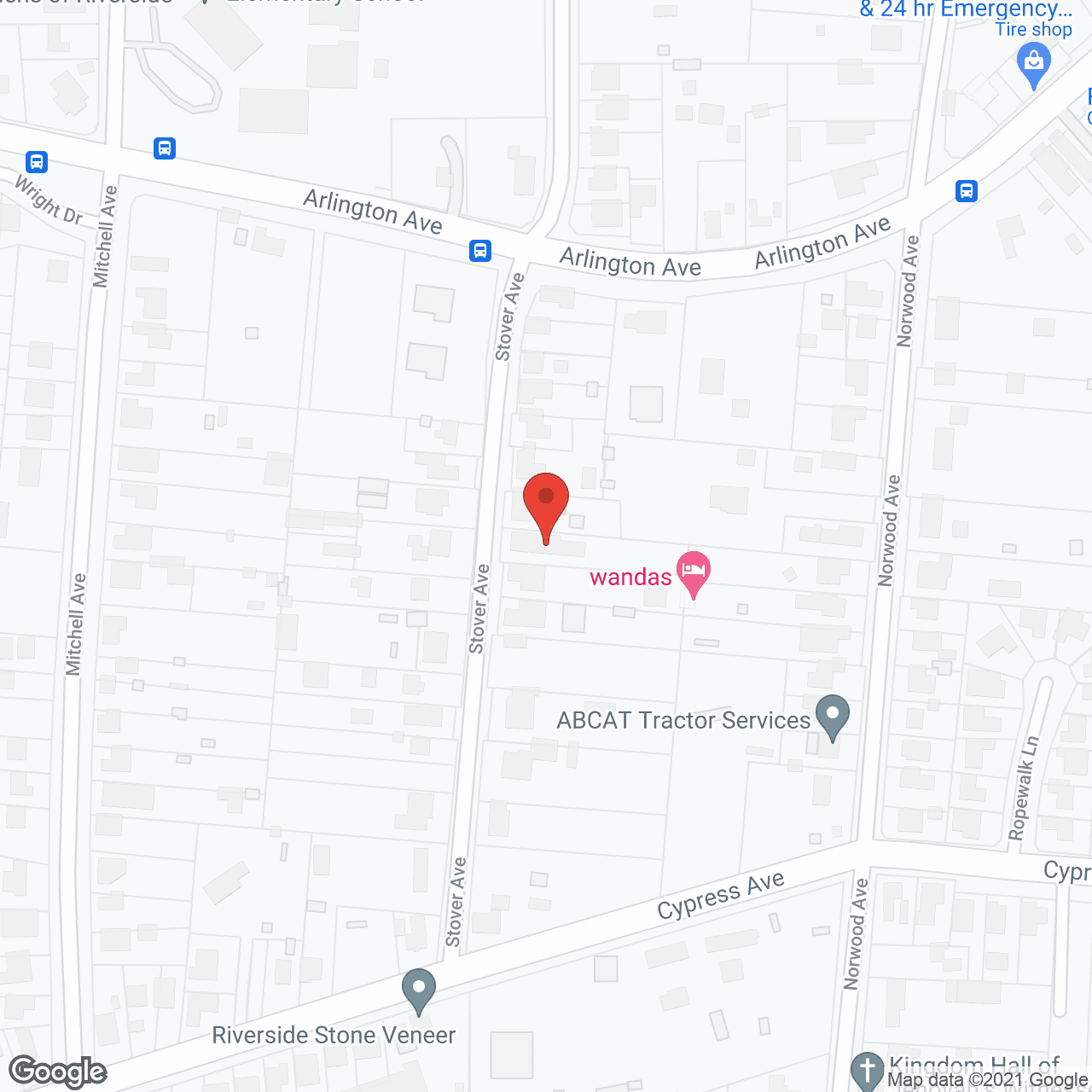 Map of the neighborhood around Angels of D and D Elderly Care
