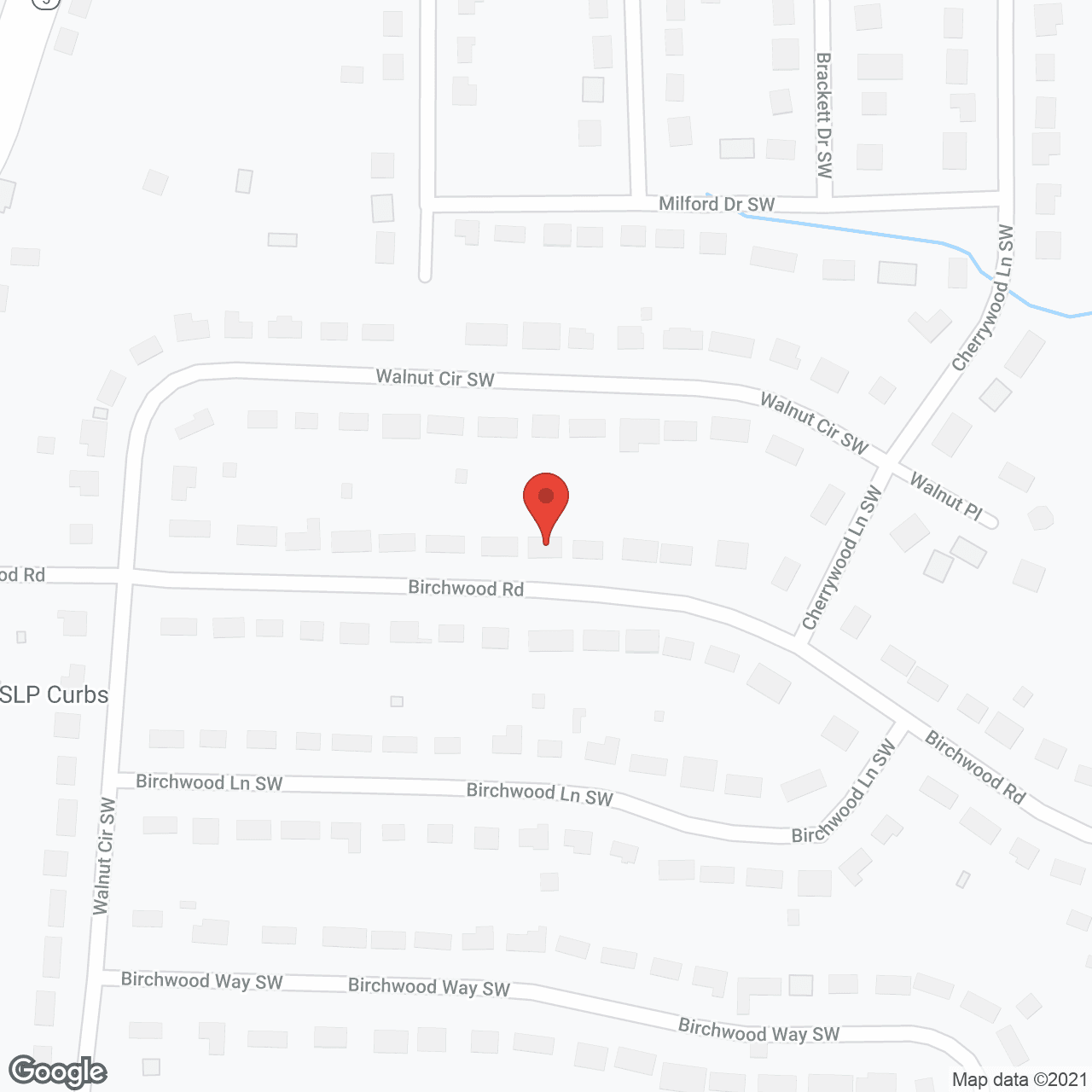 Map of the neighborhood around Birchwood Personal Care Home, LLC