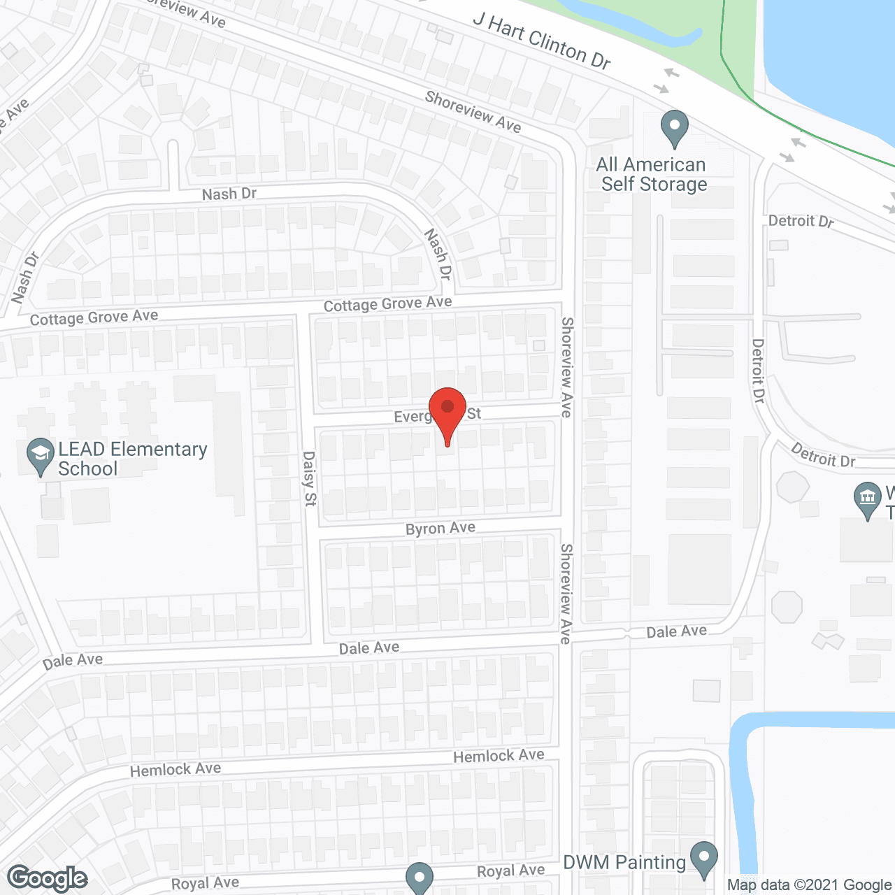 Map of the neighborhood around Petani Haven Residential Care Facility for the Elderly