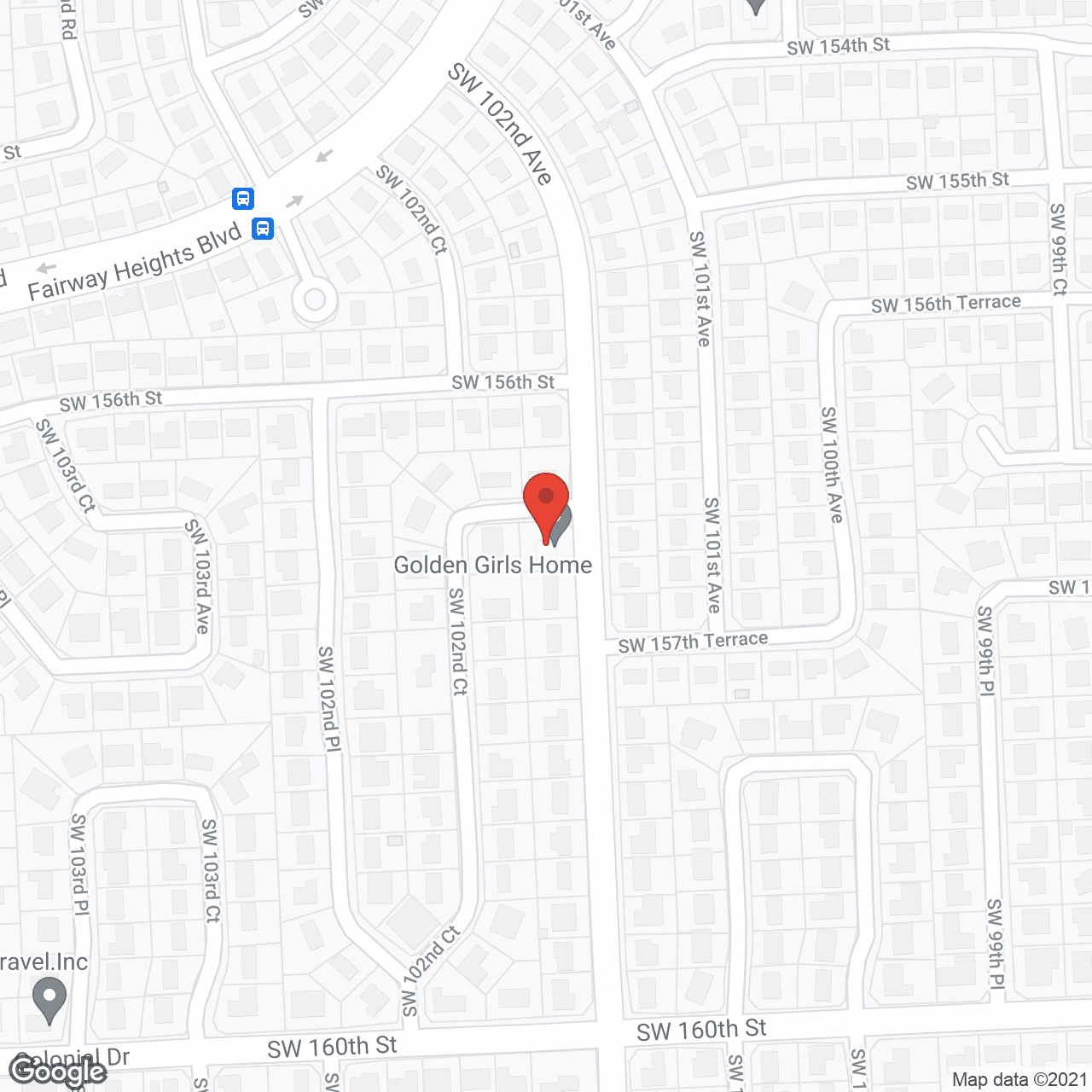 Map of the neighborhood around Golden Girls Home Inc