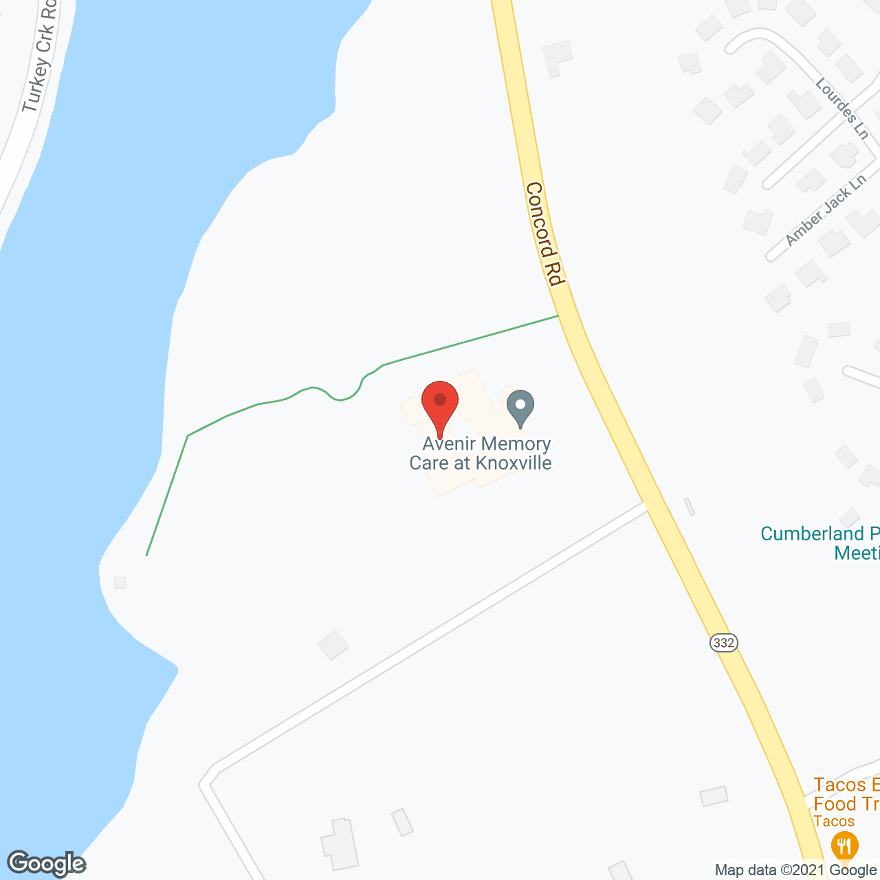 Map of the neighborhood around Concord Place
