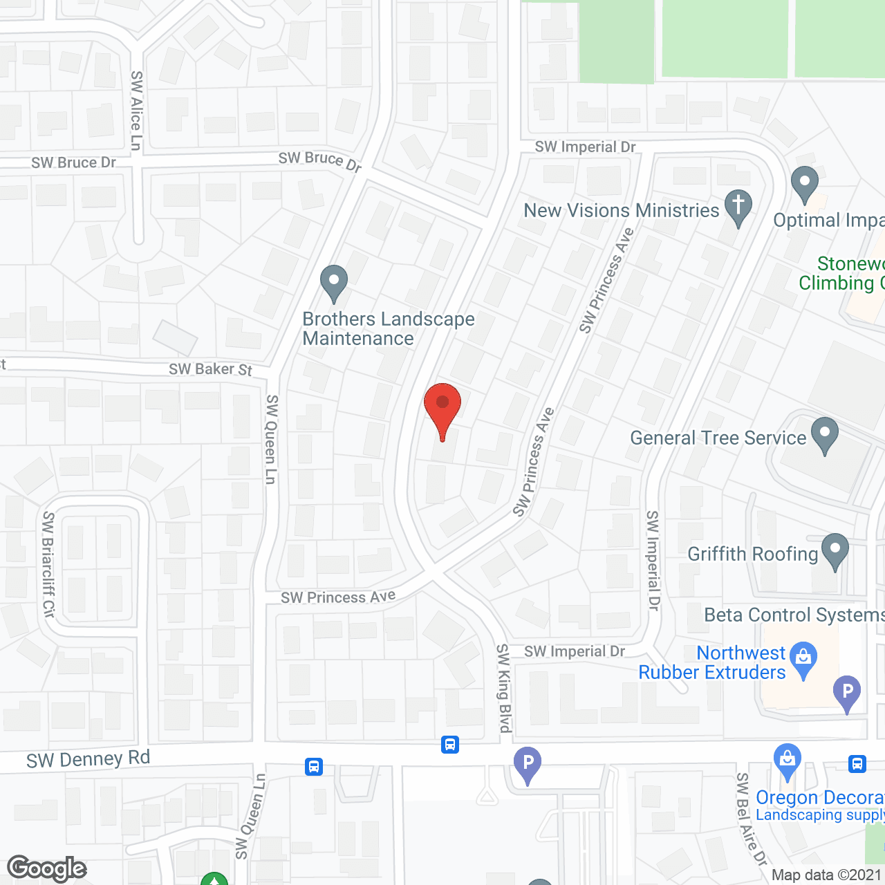 Map of the neighborhood around Michele's Place - A Senior Care Home