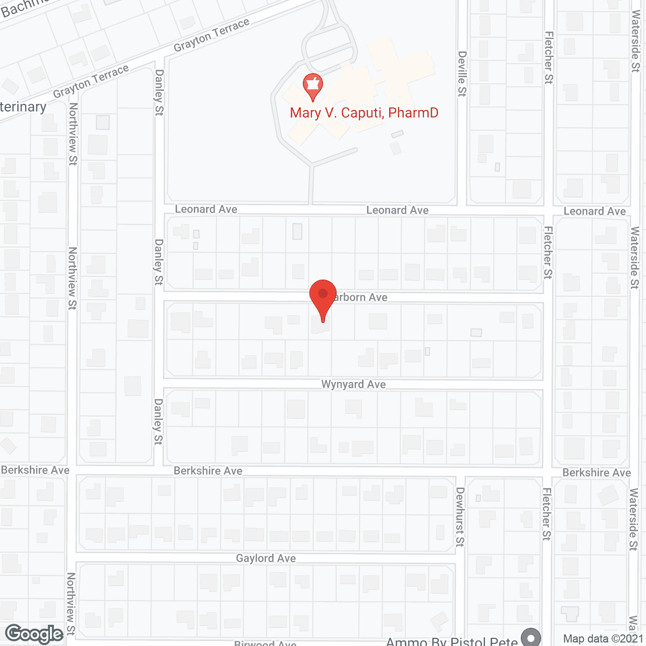 Map of the neighborhood around The Golden Rule Senior Living