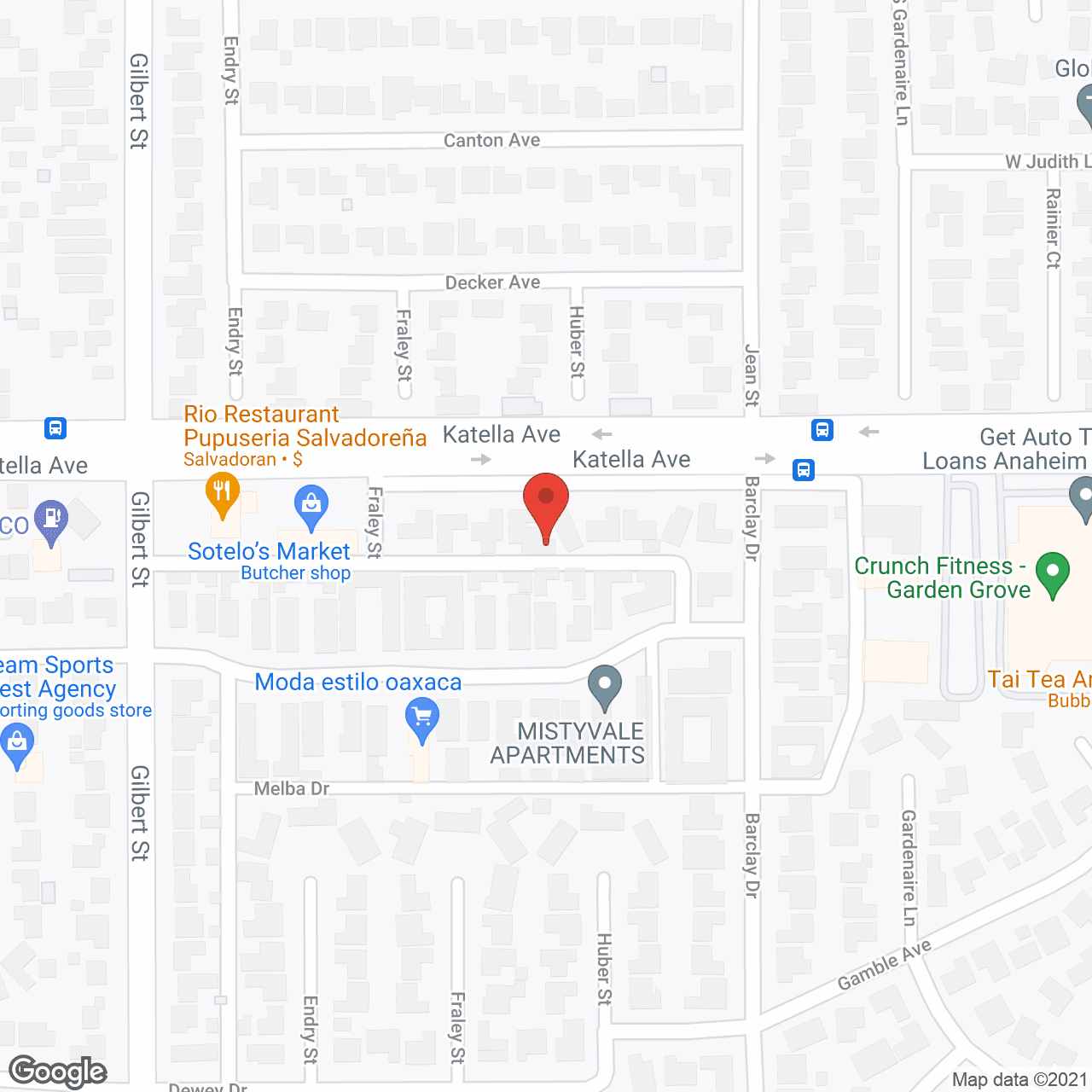 Map of the neighborhood around Anaheim Care Guest Home -32