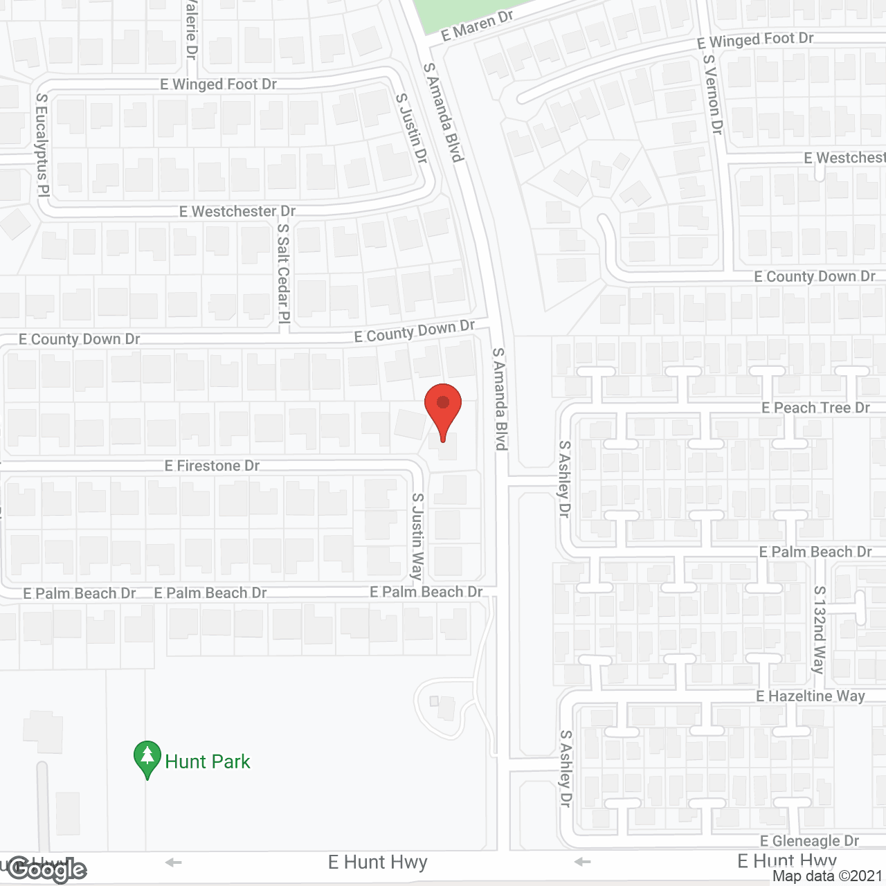 Map of the neighborhood around Garden Village Assisted Living 4