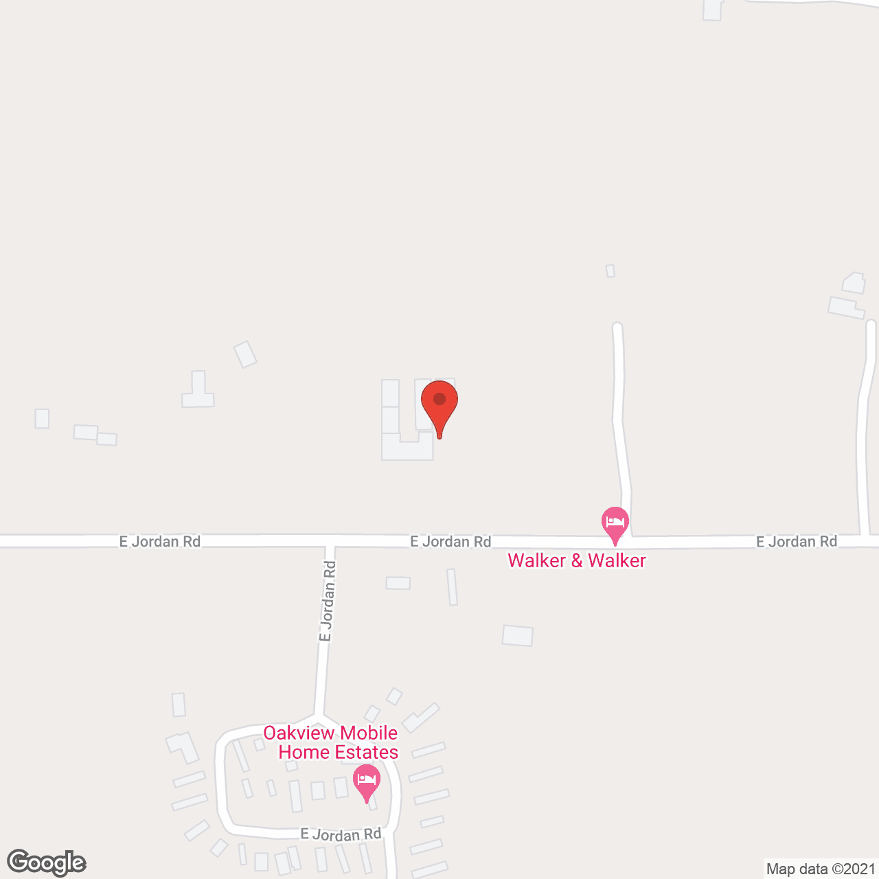 Map of the neighborhood around Country Place Senior Care Center