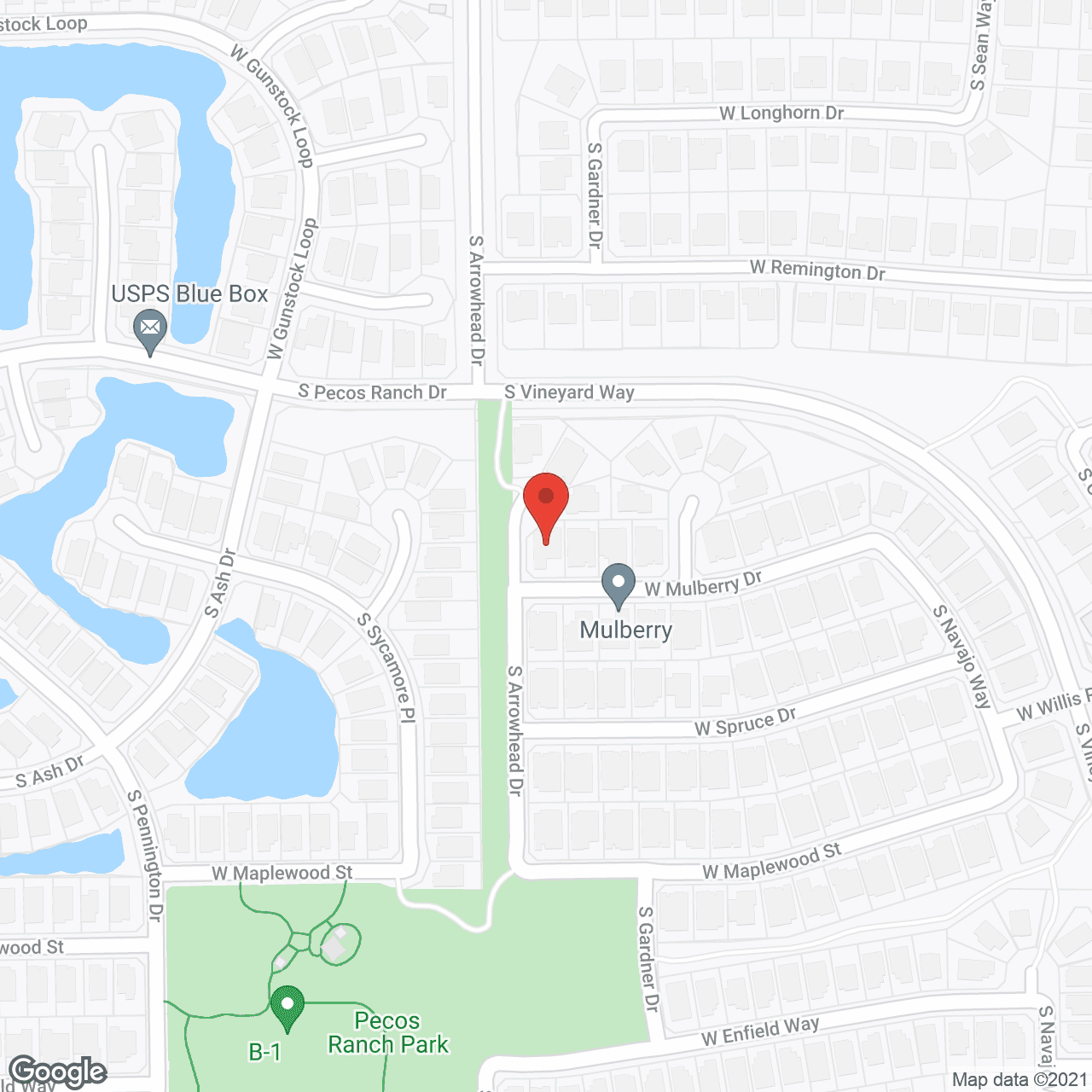 Map of the neighborhood around Happy Family Home Care