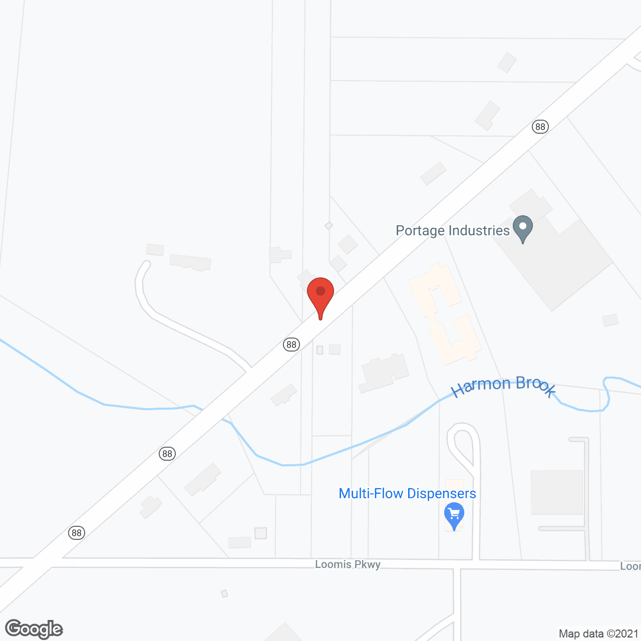 Map of the neighborhood around Alpine House of Ravenna