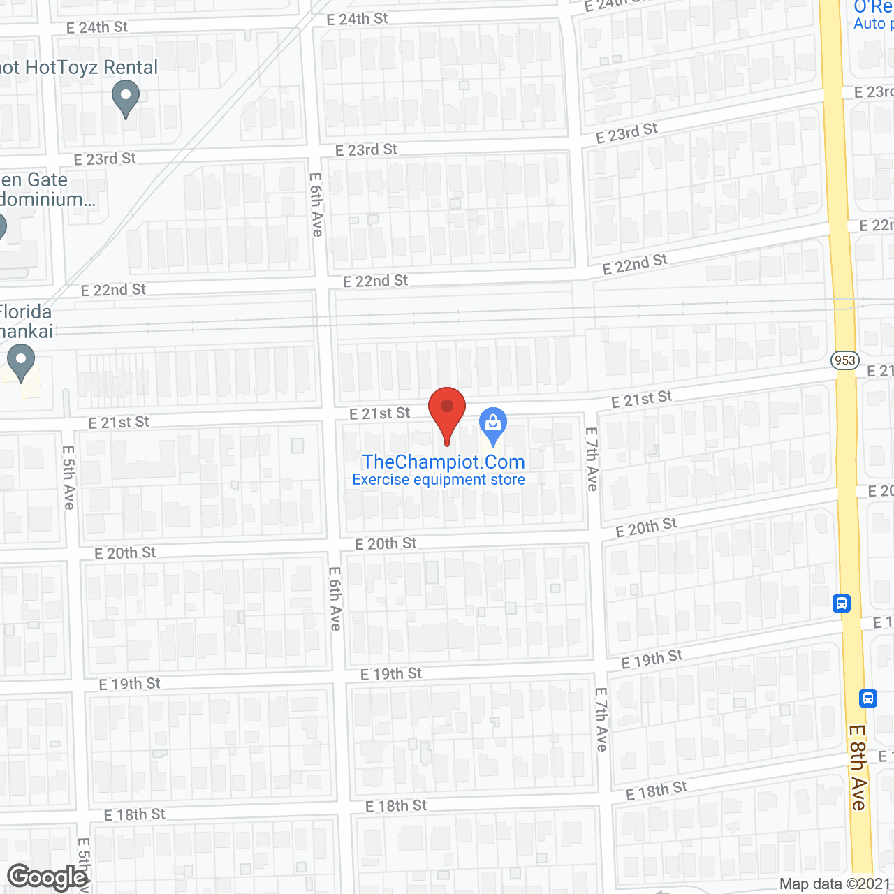 Map of the neighborhood around Care and Love Retirement Home
