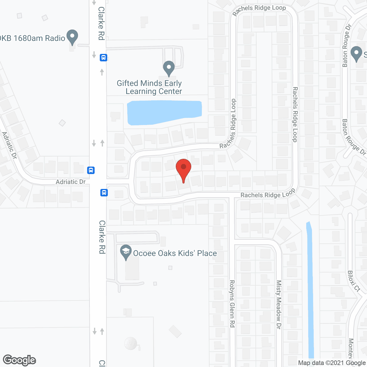 Map of the neighborhood around FL Golden Adult Care