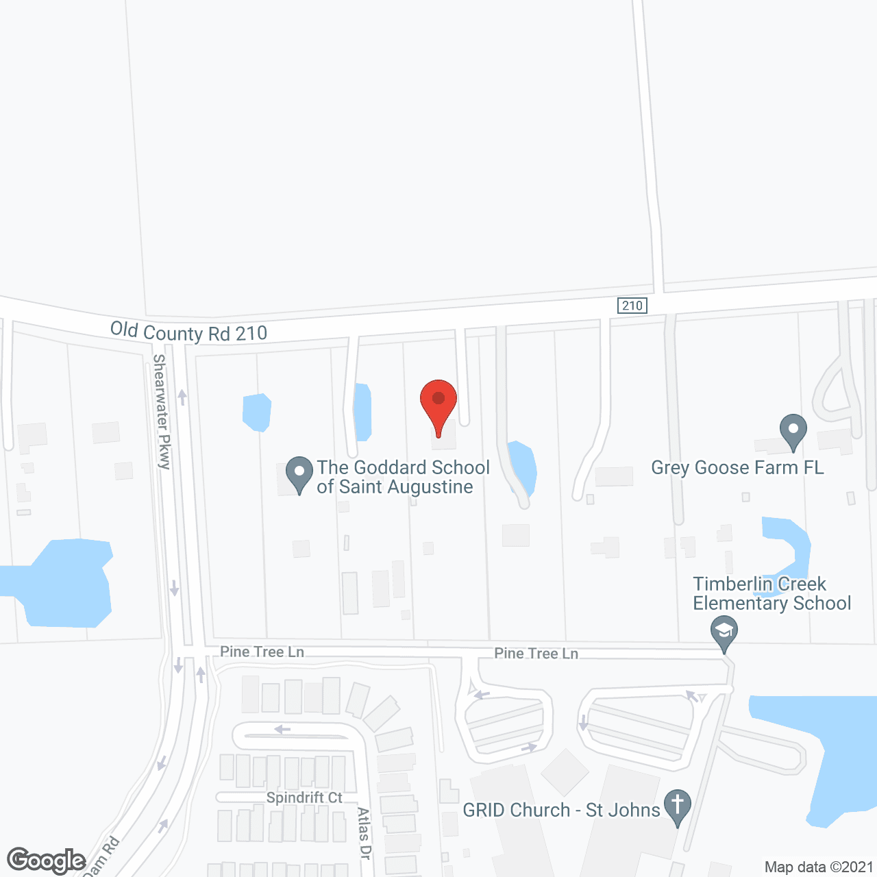Map of the neighborhood around Golden House Senior Living 1