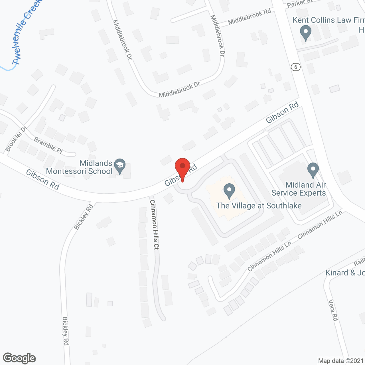 Map of the neighborhood around The Village at Southlake