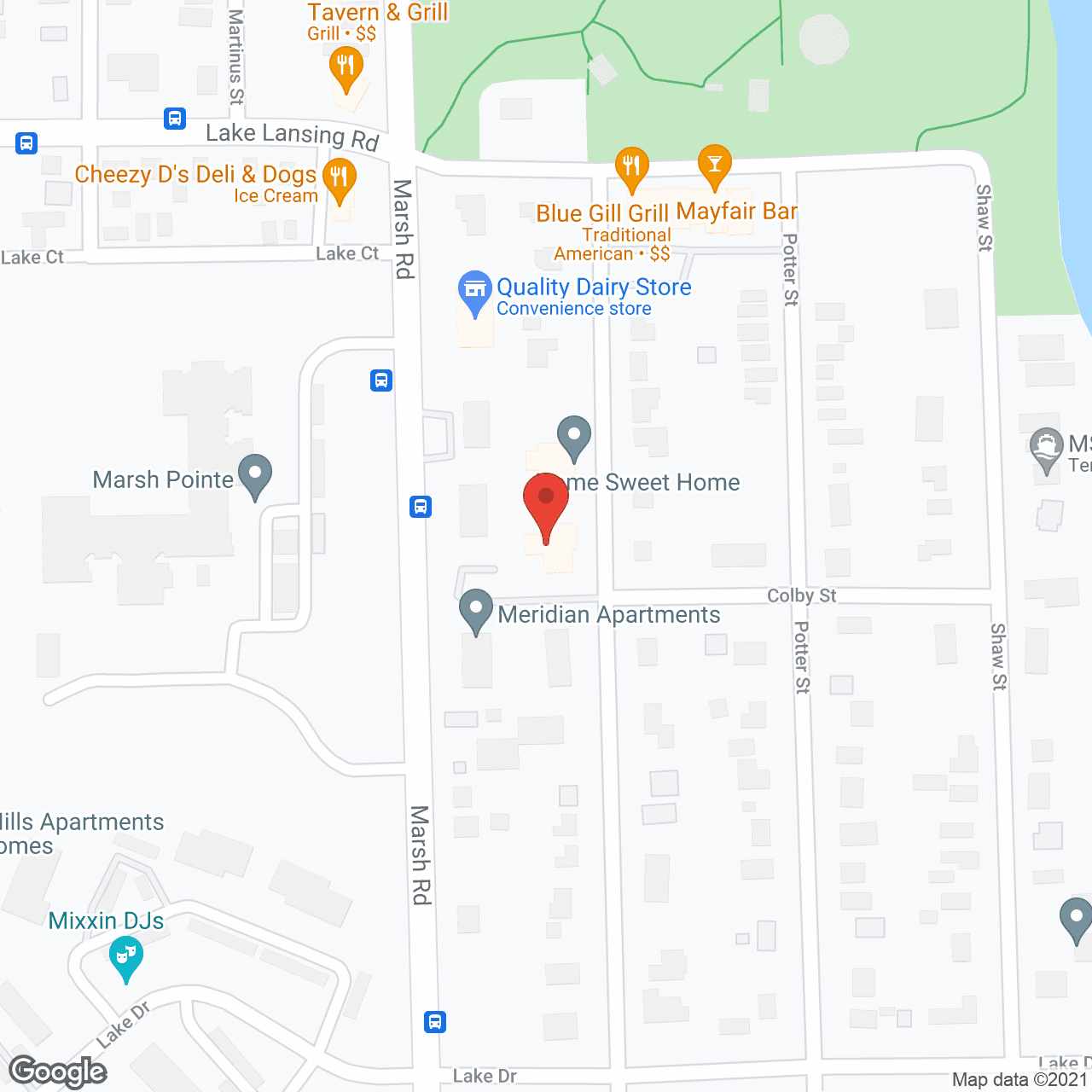Map of the neighborhood around Divine Life Assisted Living Center #2