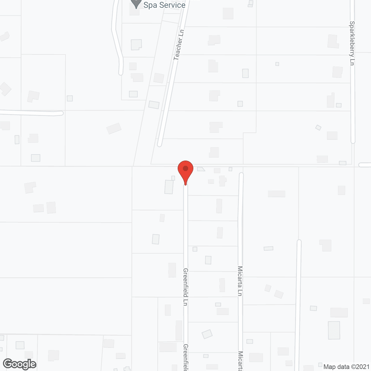 Map of the neighborhood around Emerald Hills