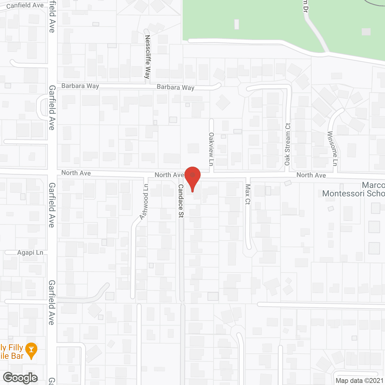 Map of the neighborhood around A and V Comfort Home Care