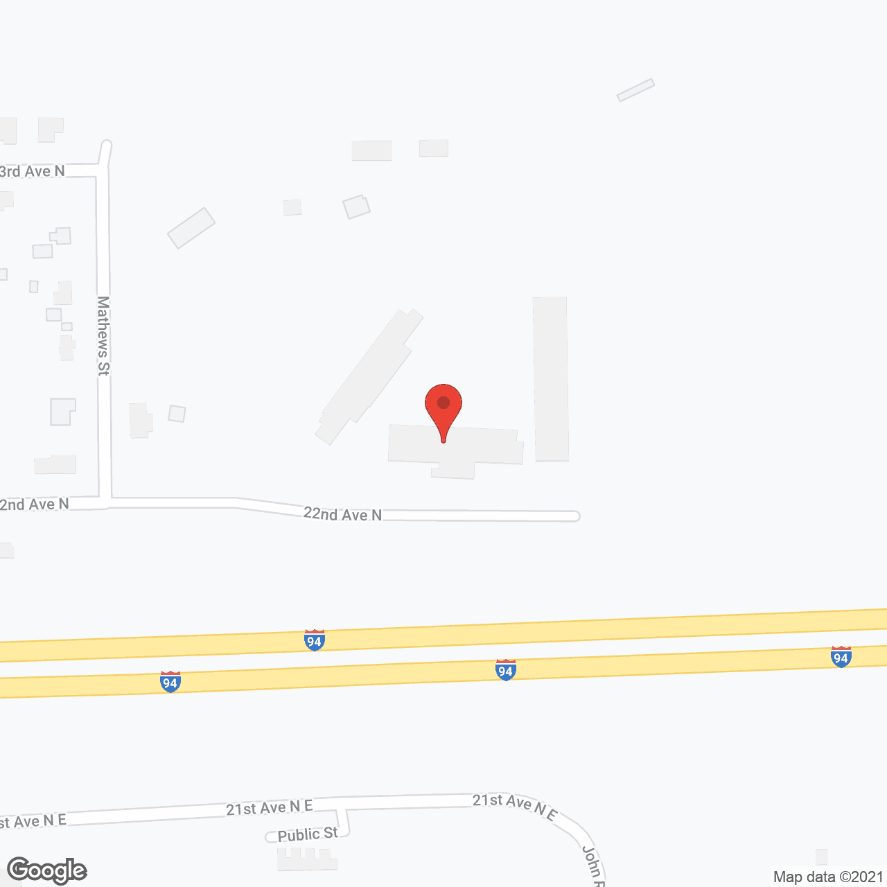 Map of the neighborhood around Comforts of Home - Menomonie