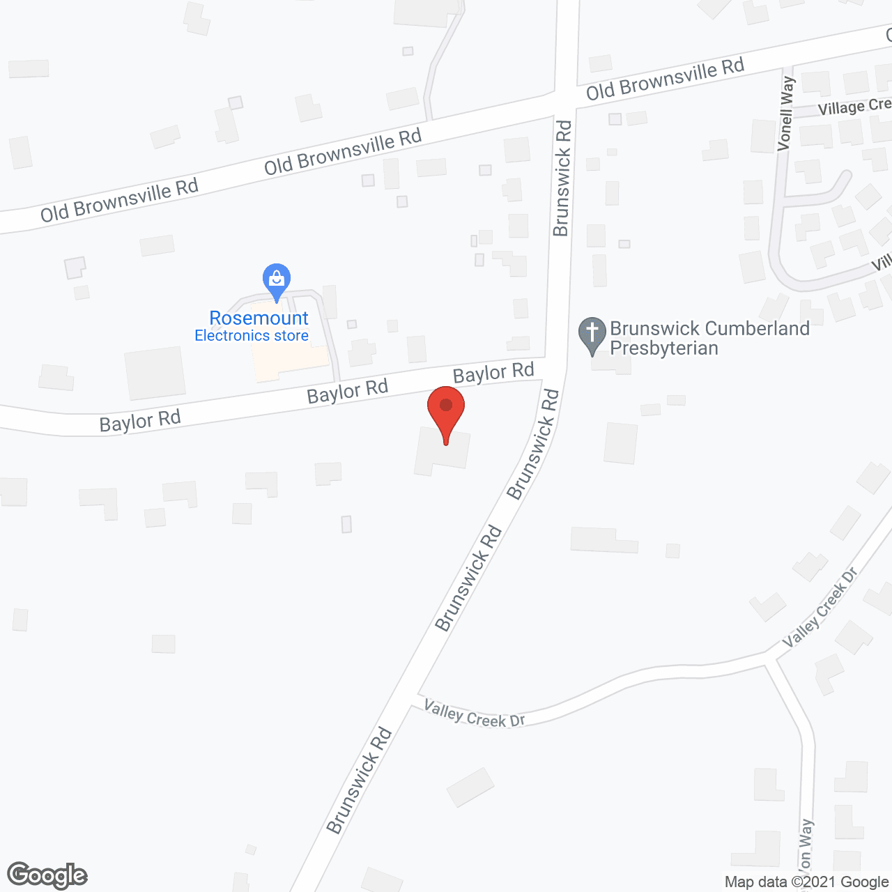 Map of the neighborhood around Caring Estates LLC