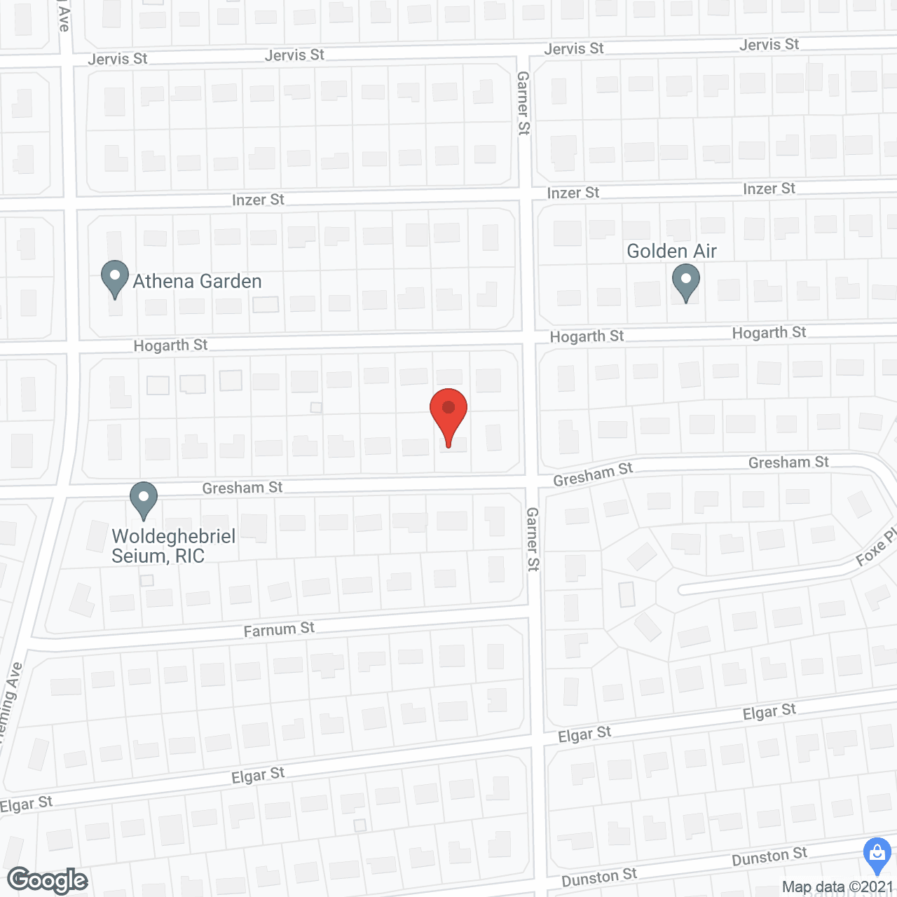 Map of the neighborhood around Crystal Gardens Assisted Living House #2