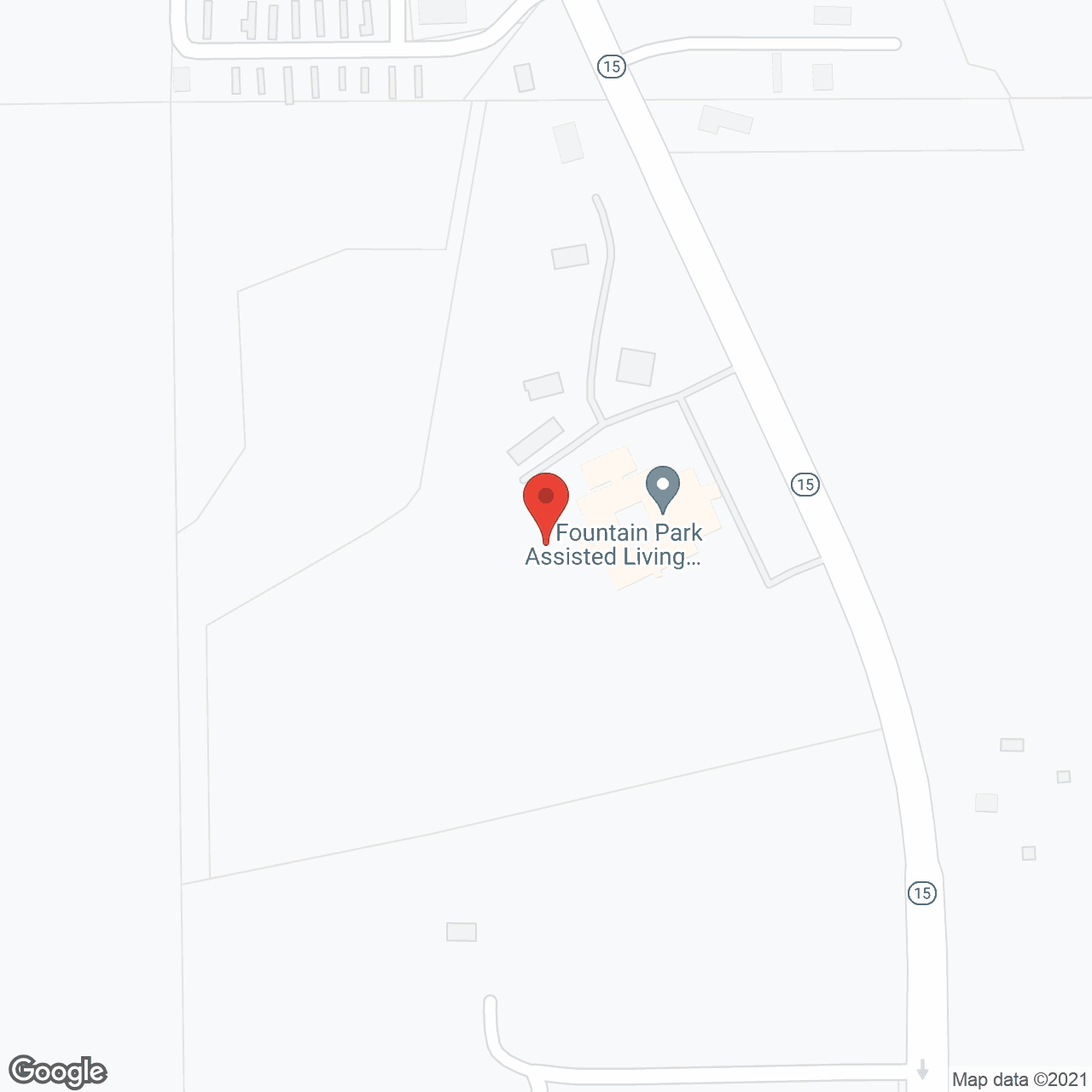 Map of the neighborhood around Fountain Park Assisted Living and Memory Care