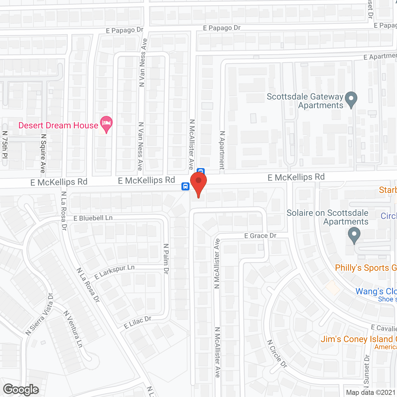 Map of the neighborhood around K and R Assisted Living Home