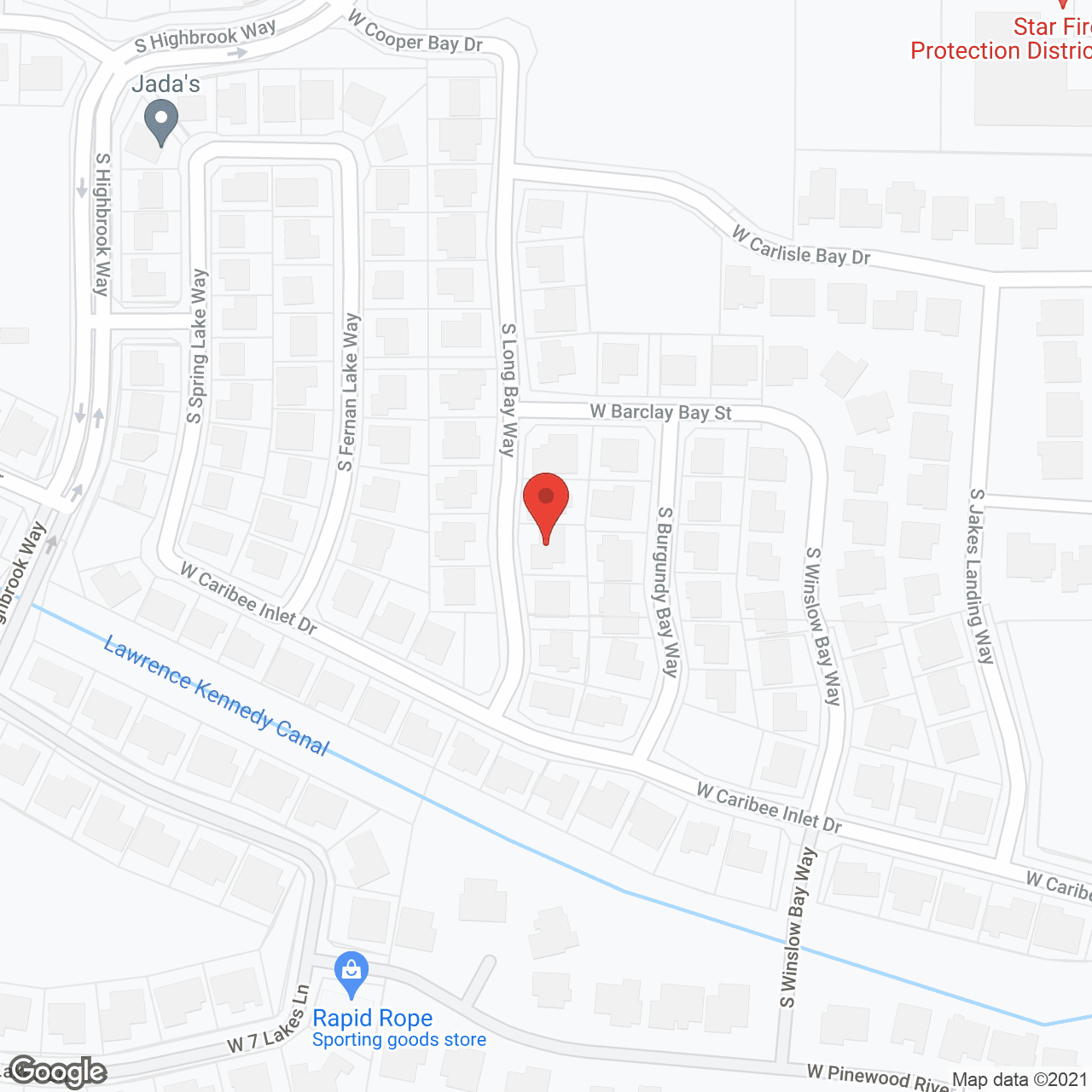 Map of the neighborhood around Sonia's Certified Family Home