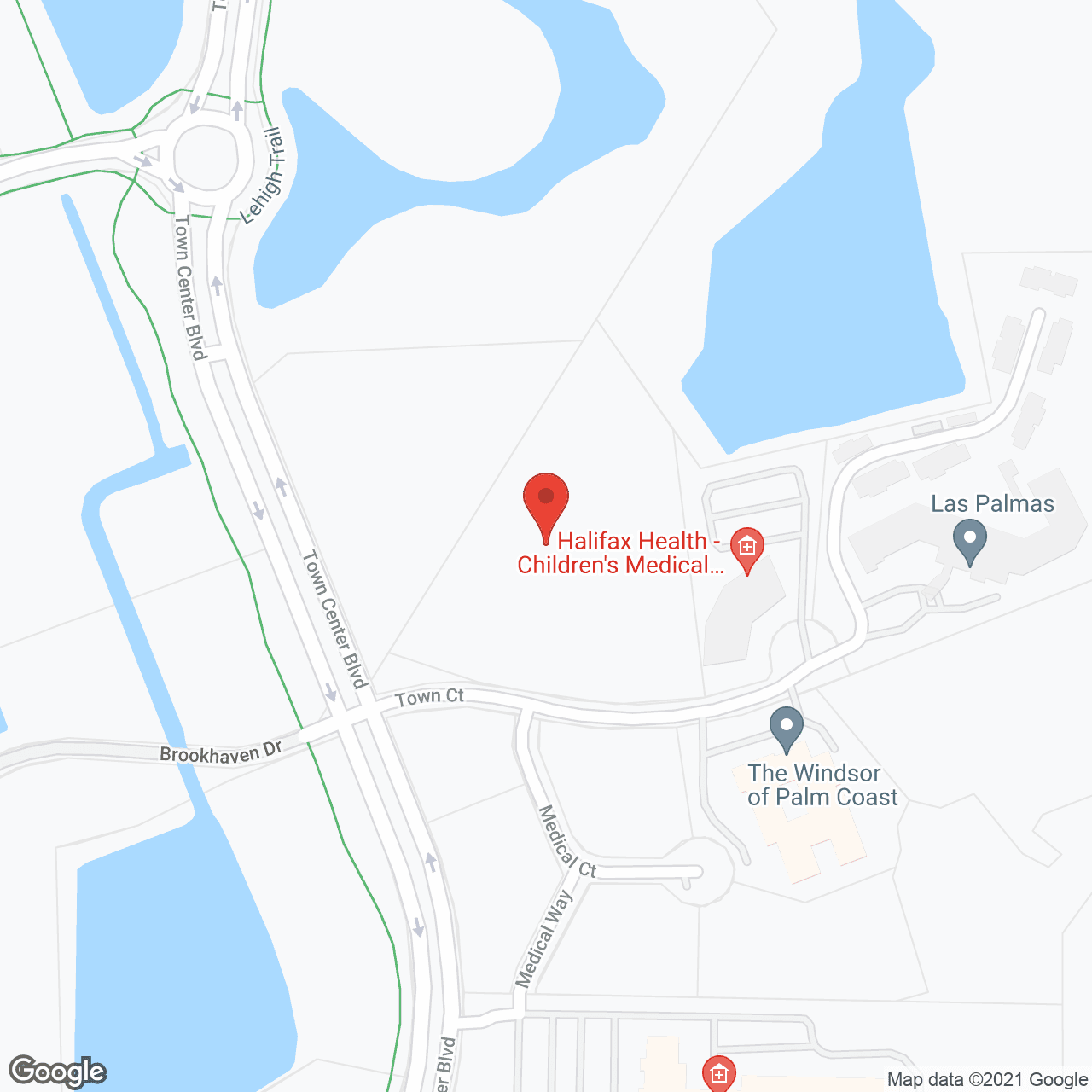 Map of the neighborhood around The Windsor of Palm Coast