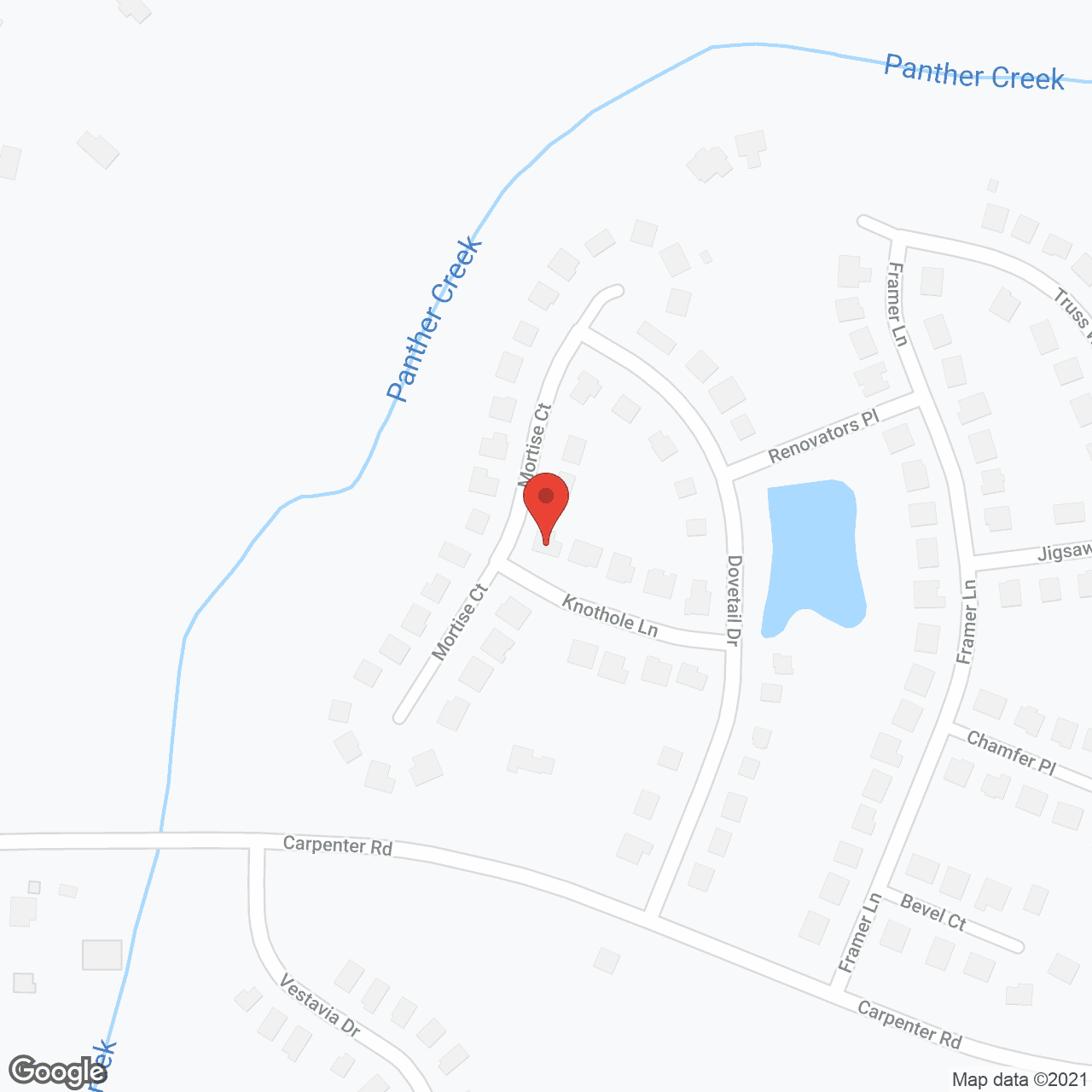 Map of the neighborhood around Zion Family Care Home