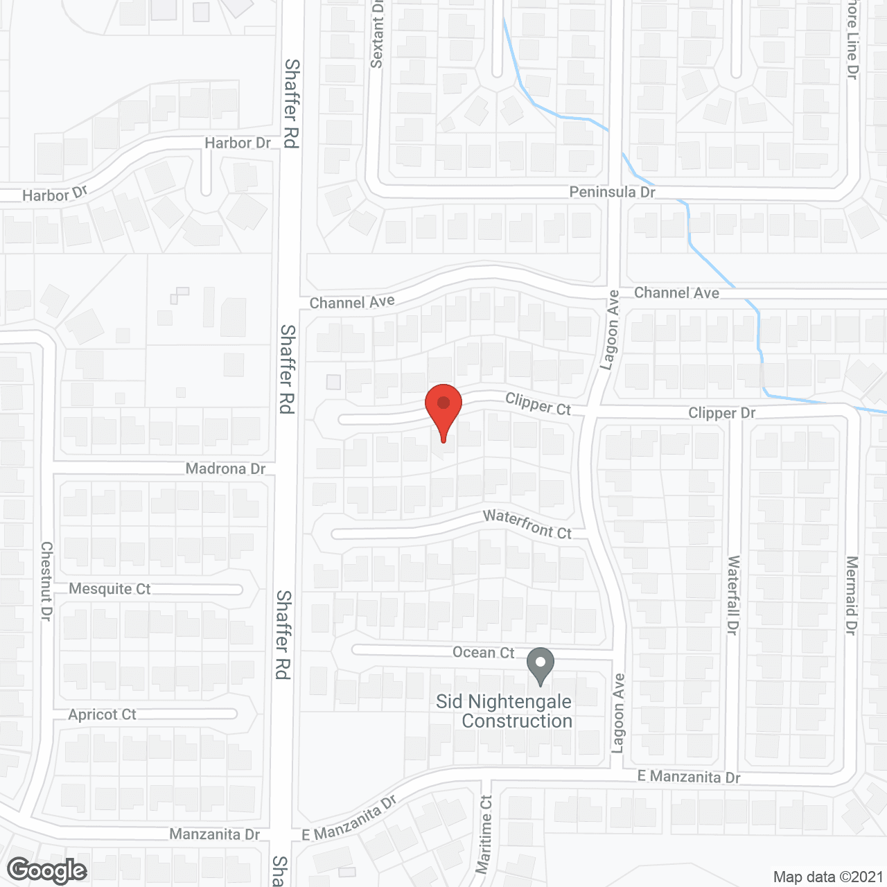 Map of the neighborhood around Guardian Angel Home Care II