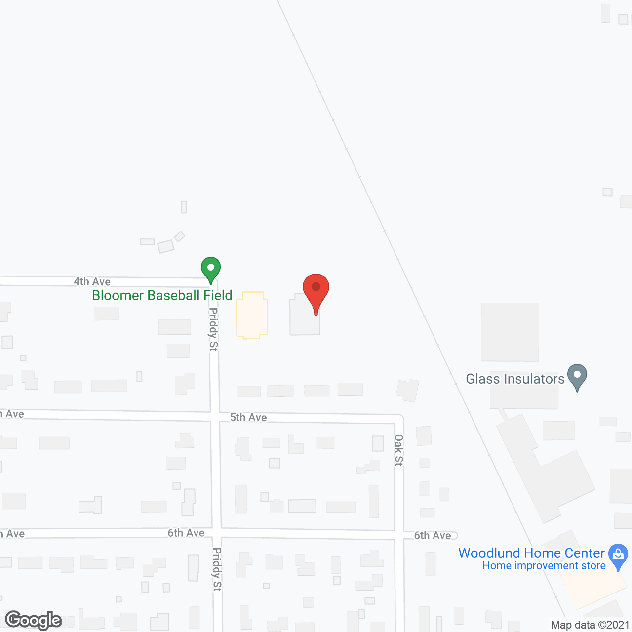 Map of the neighborhood around VitaCare Living Bloomer I