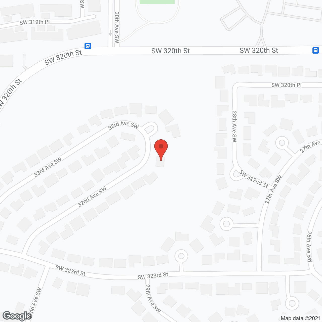 Map of the neighborhood around AMG Family Home Care