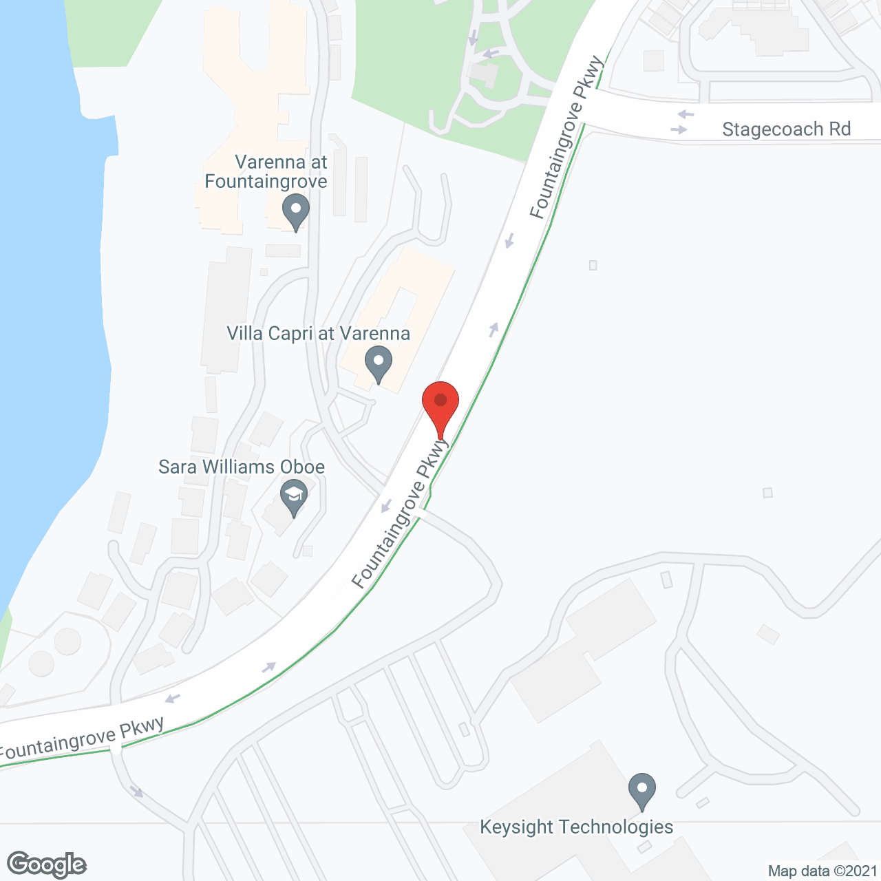 Map of the neighborhood around Varenna