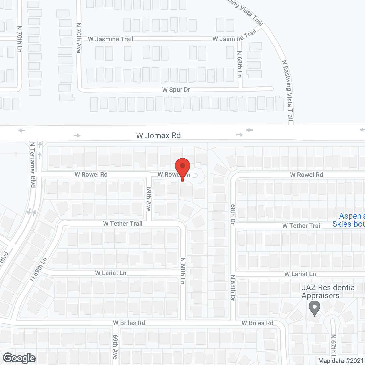 Map of the neighborhood around My Parents Paradise Assisted Living