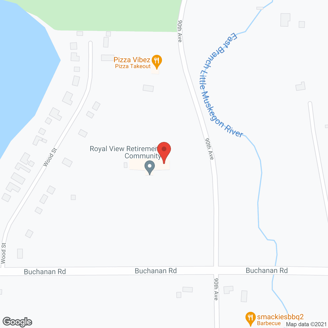 Map of the neighborhood around Royal View