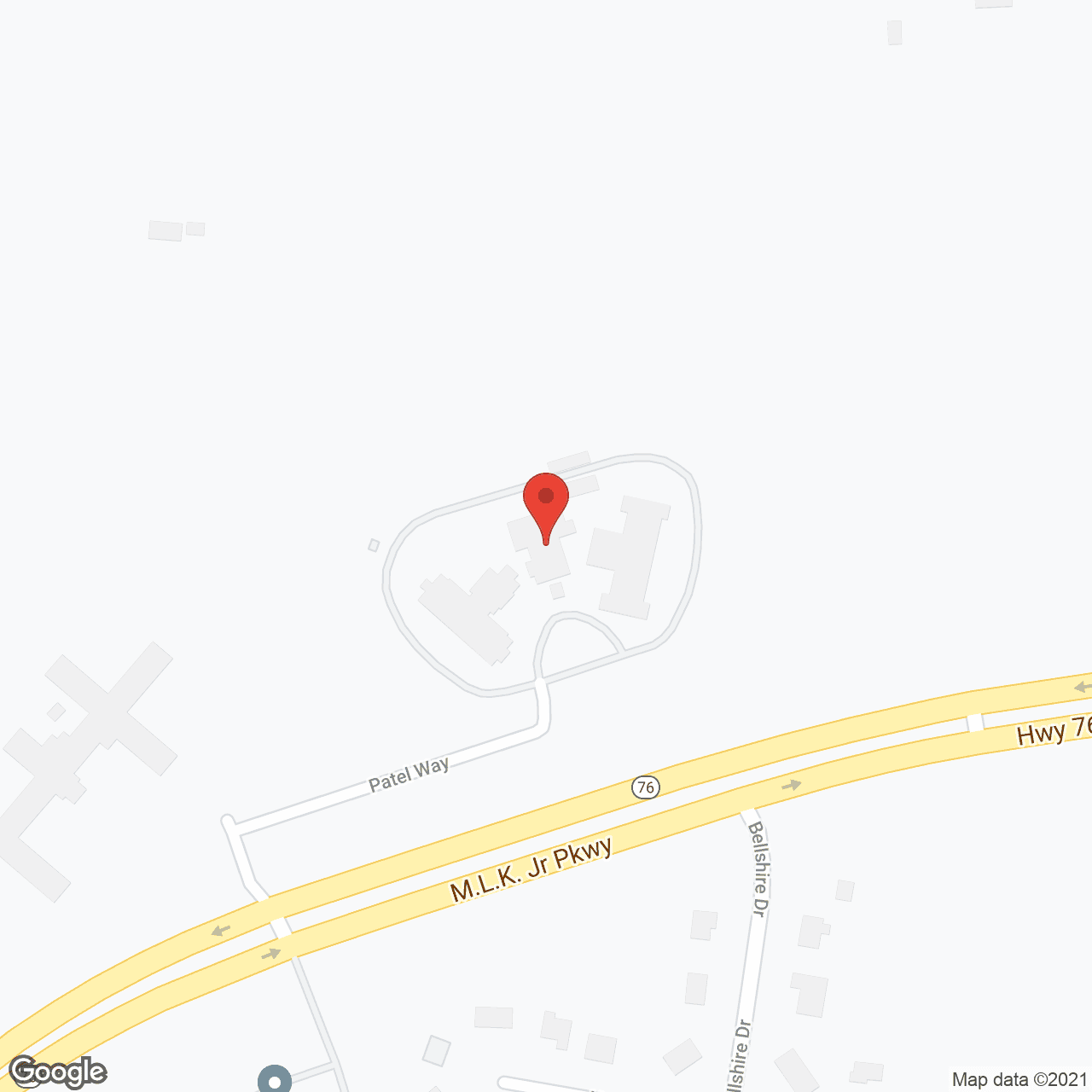 Map of the neighborhood around Fieldstone Place