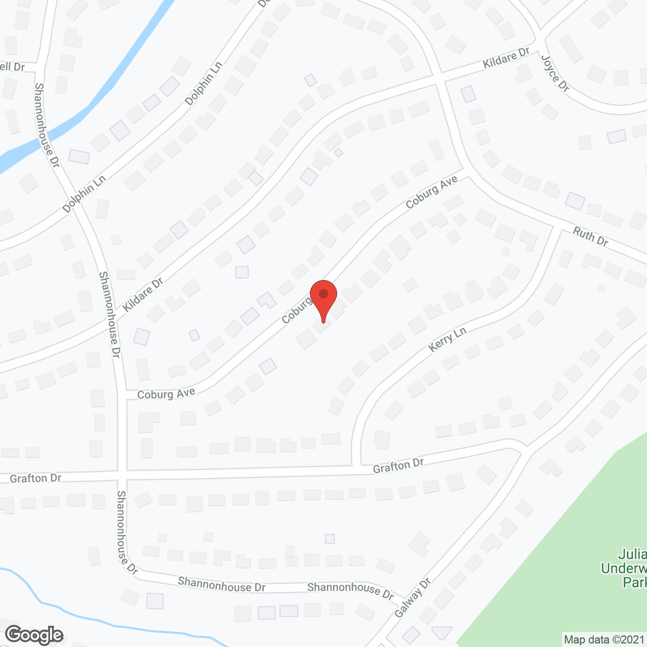 Map of the neighborhood around Lucorja Adult Care Home