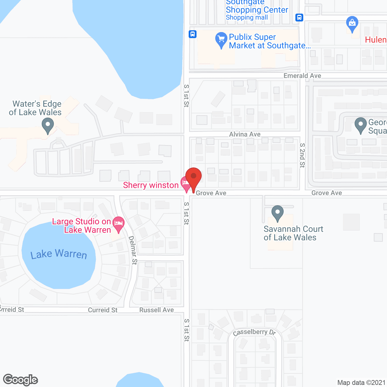 Map of the neighborhood around The Club at Lake Wales