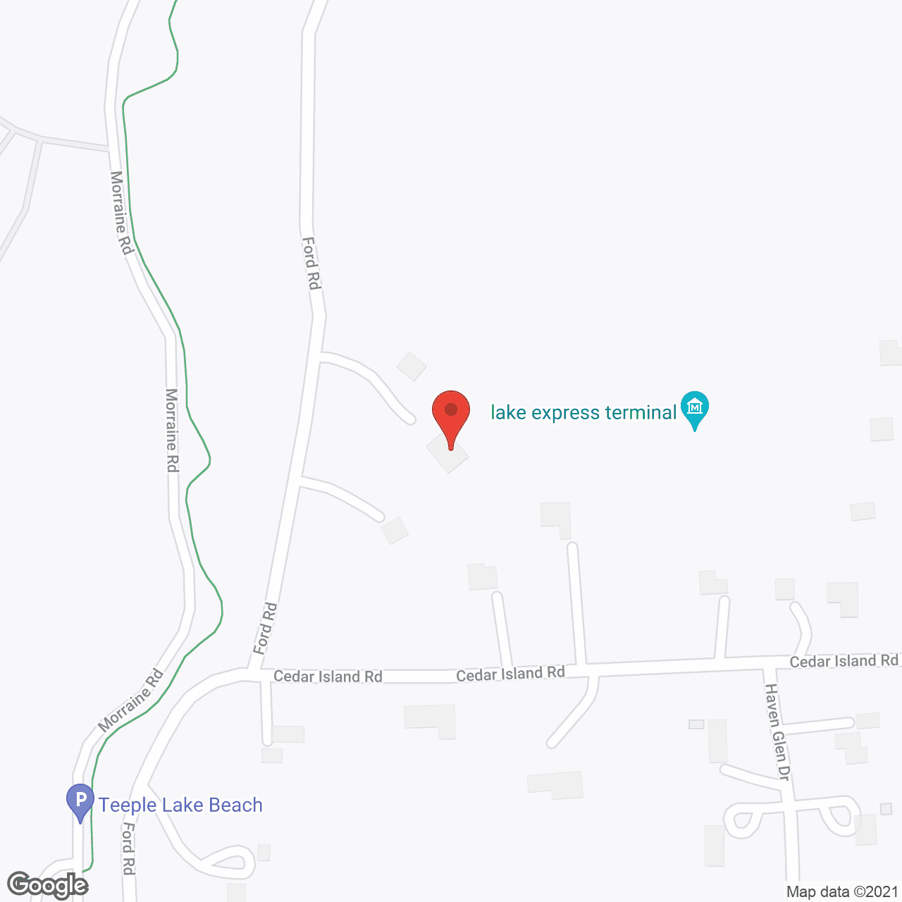 Map of the neighborhood around Strawberry Fields