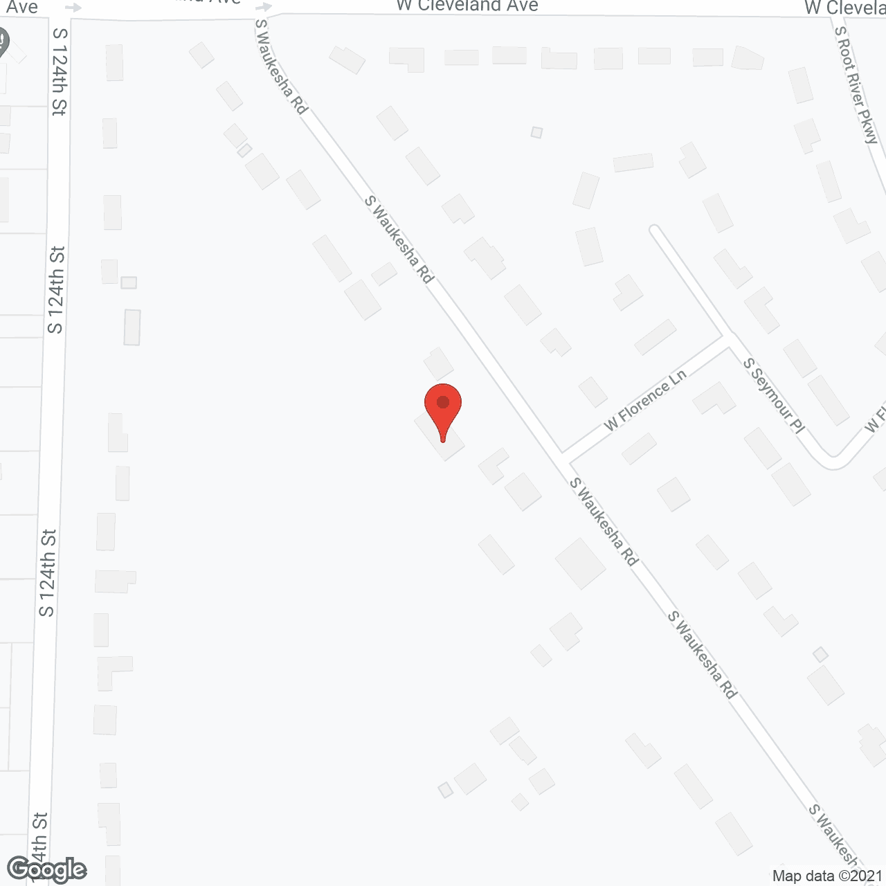 Map of the neighborhood around Tall Oaks