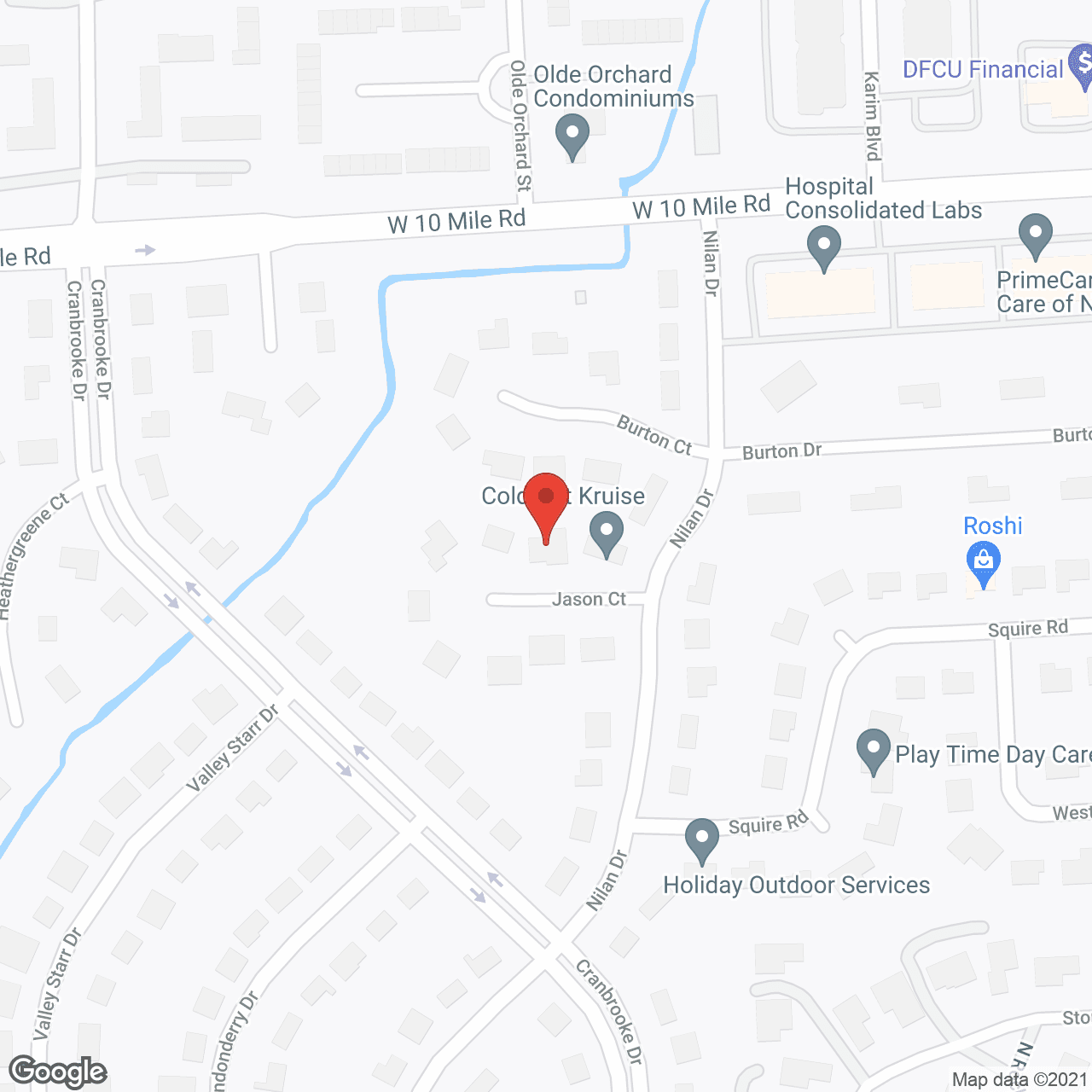 Map of the neighborhood around Roose Brothers Total Living Care Services LLC