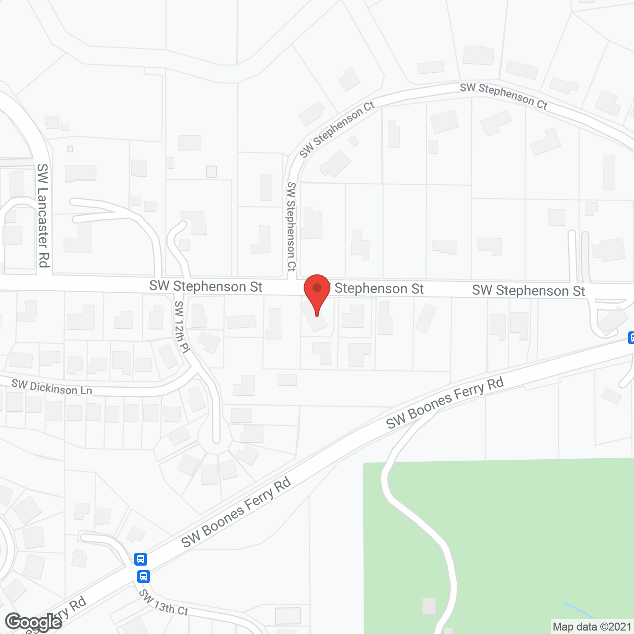 Map of the neighborhood around Stephenson Adult Care Home
