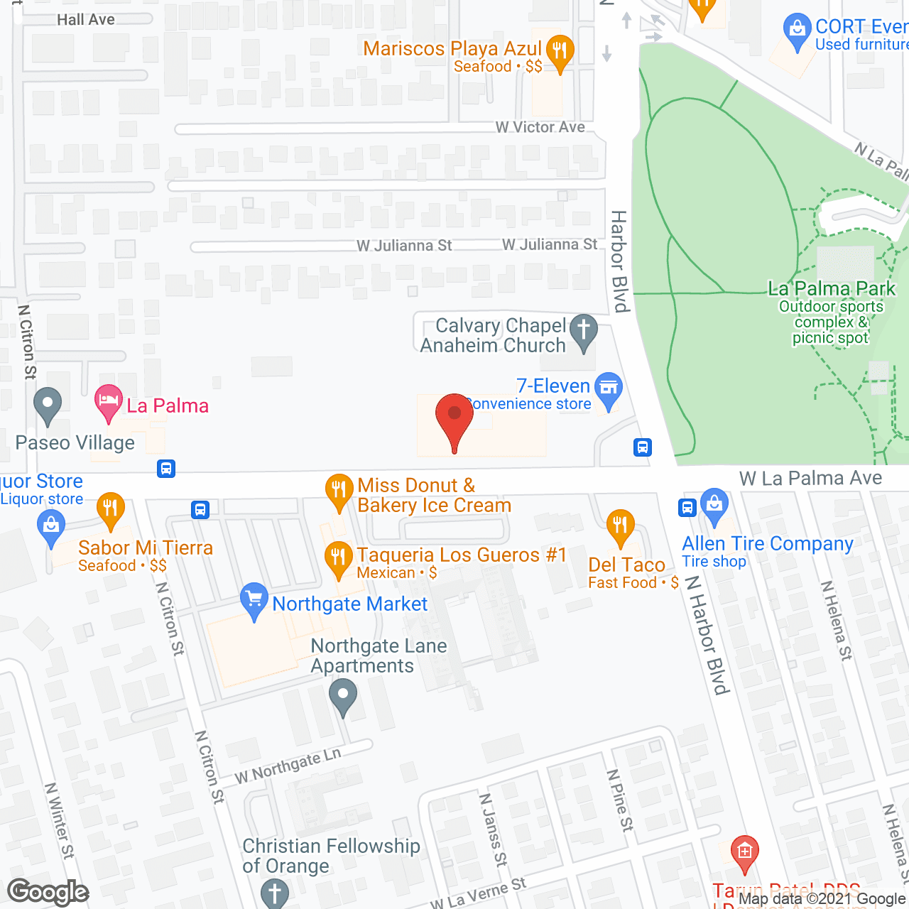 Map of the neighborhood around Harbor Heights