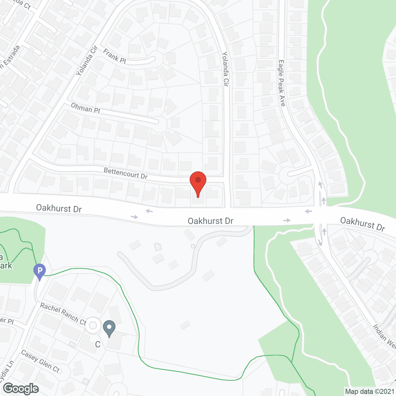 Map of the neighborhood around Kainaz Family Care Home