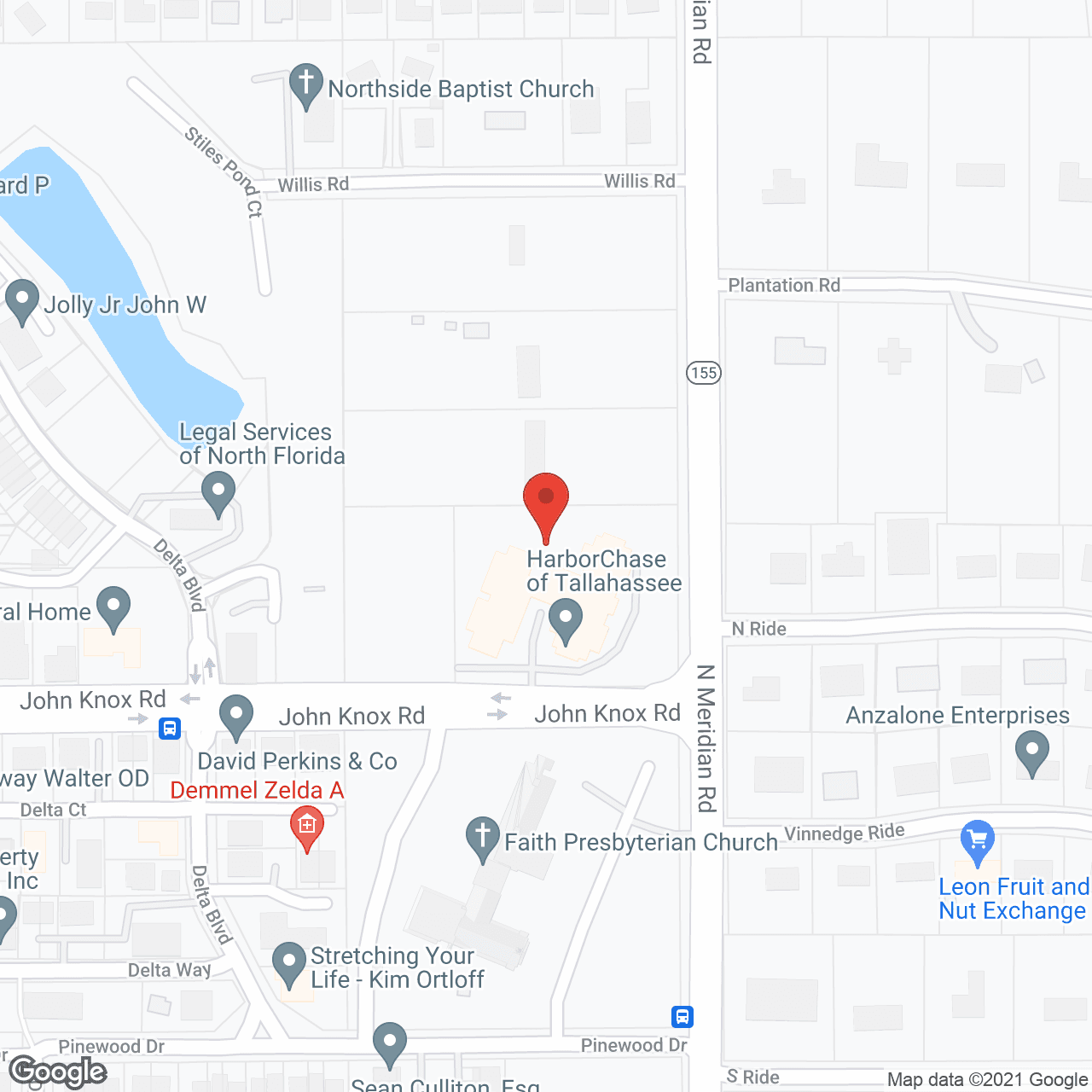 Map of the neighborhood around The Gables of Tallahassee