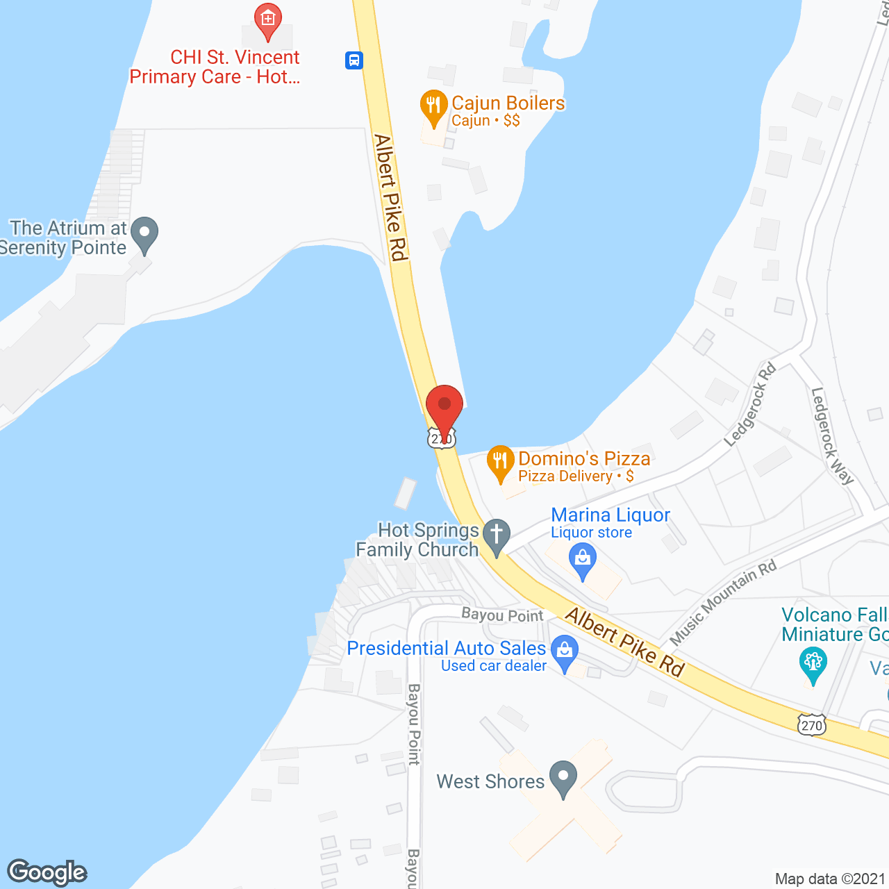 Map of the neighborhood around Atrium at Serenity Pointe