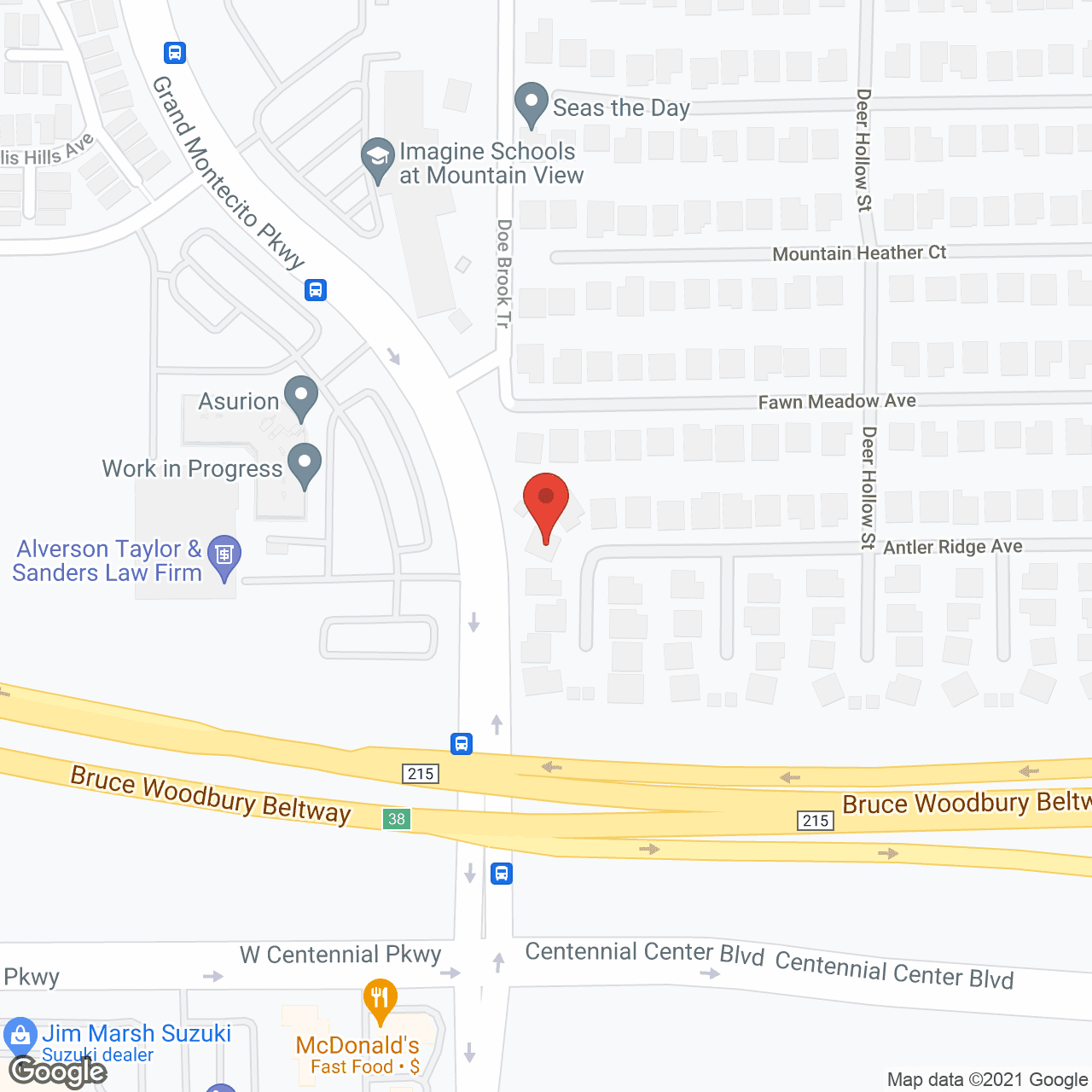 Map of the neighborhood around Support Link