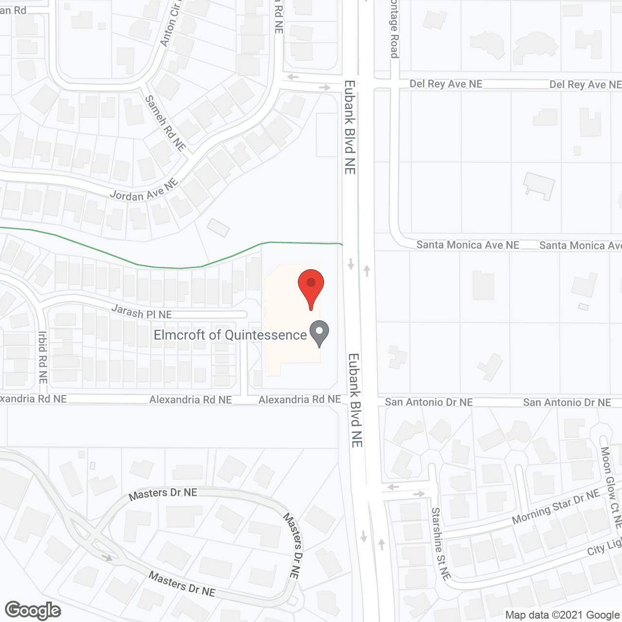 Map of the neighborhood around Morada Quintessence