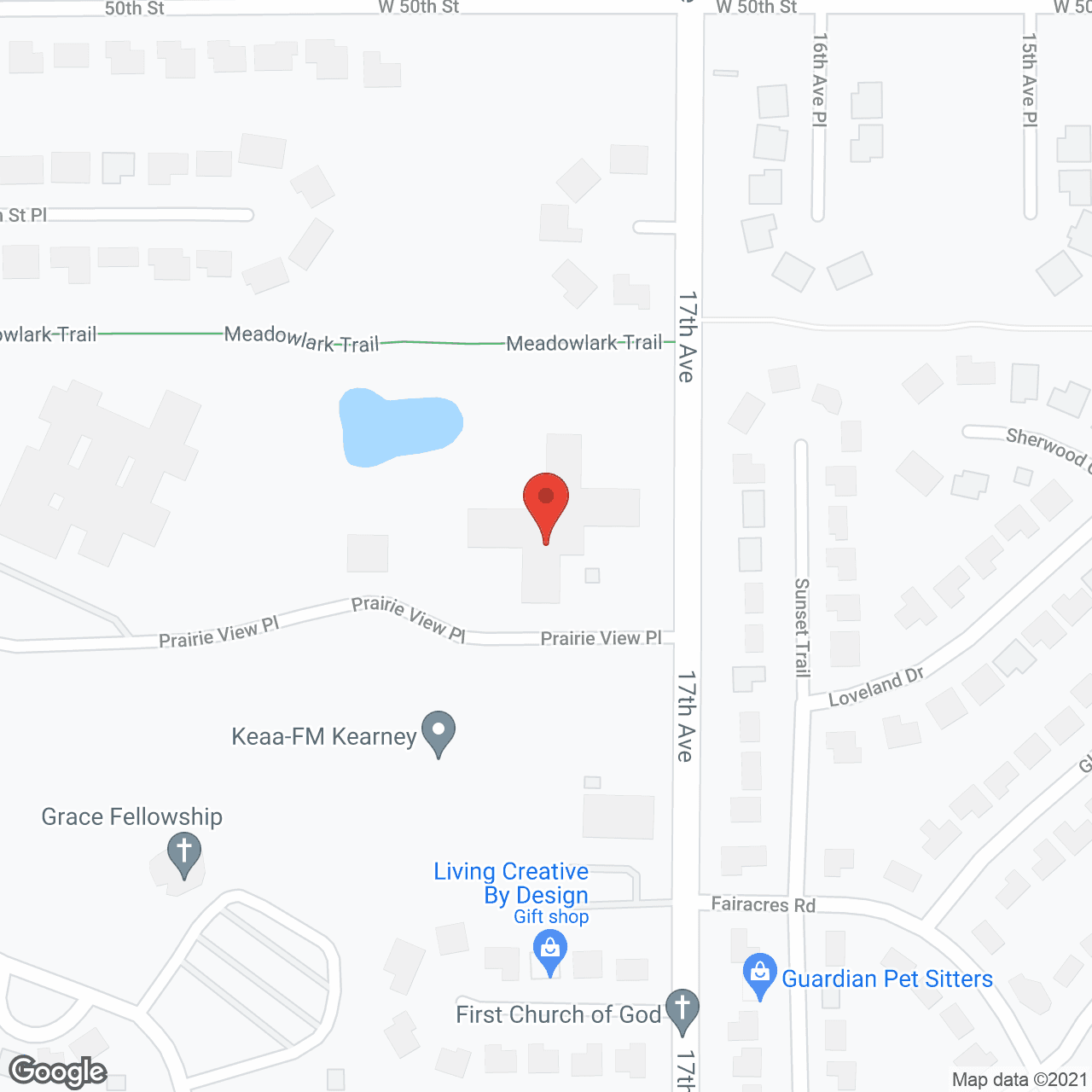 Map of the neighborhood around Good Samaritan Society - Prairie View Gardens