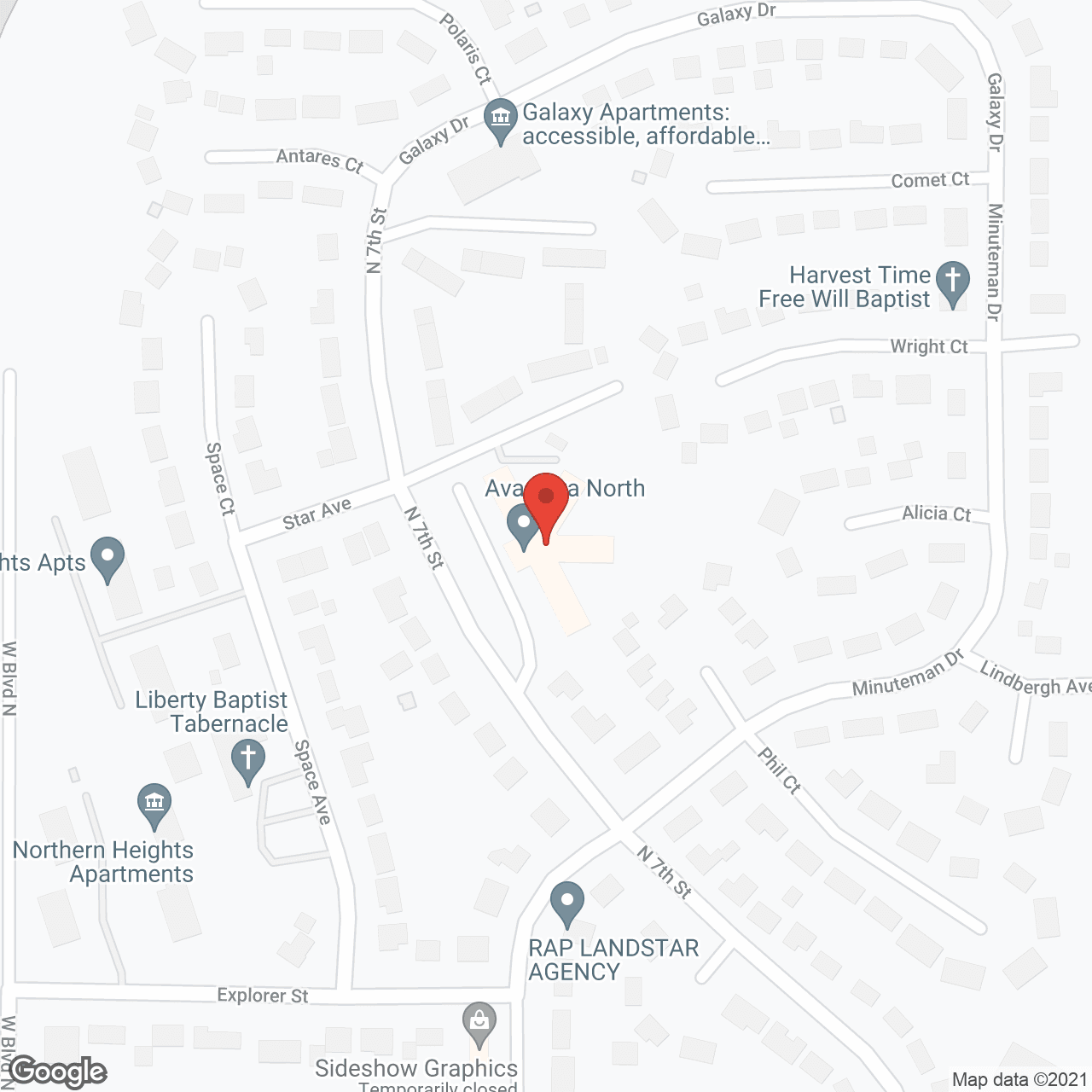 Map of the neighborhood around Golden LivingCenter - Black Hills