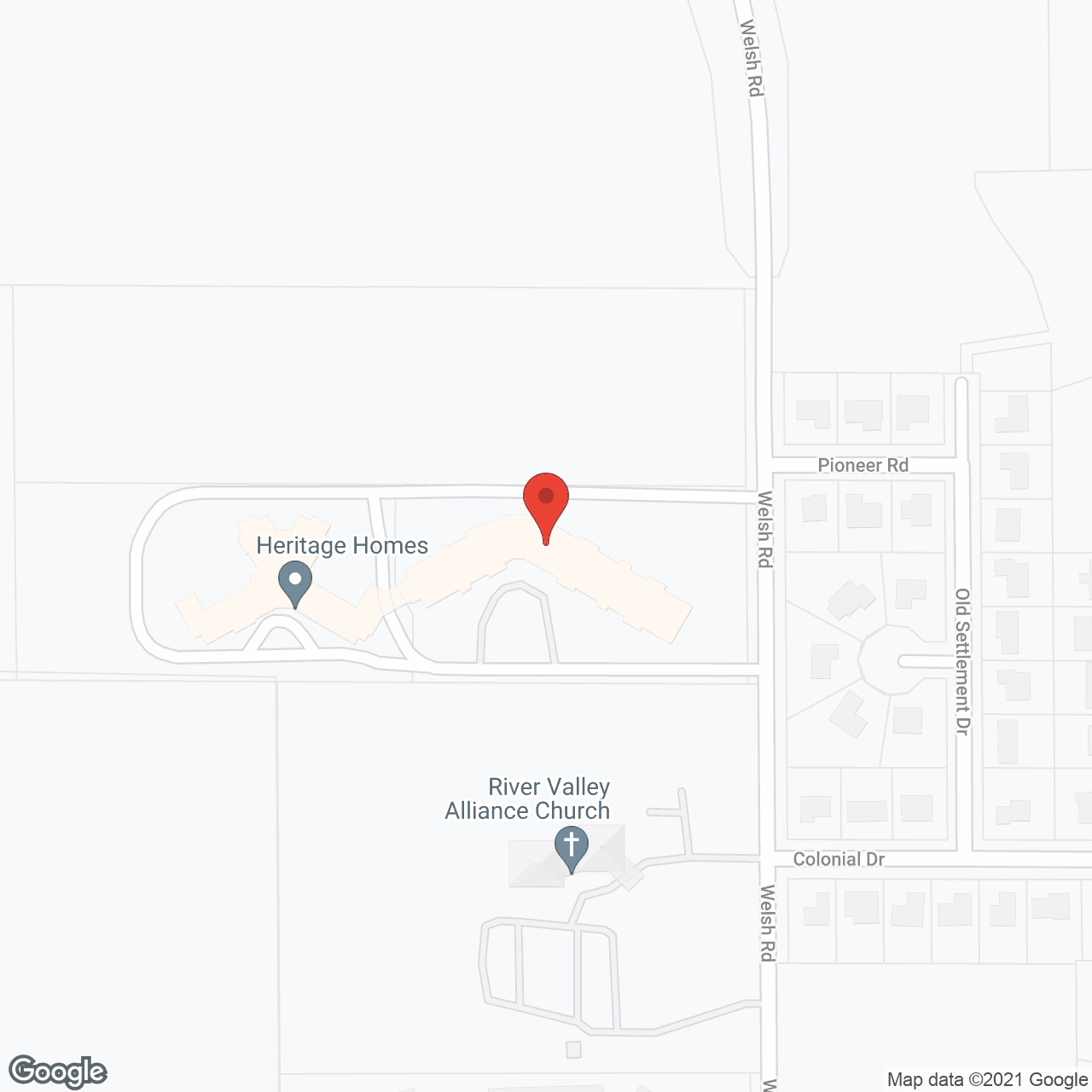 Map of the neighborhood around Spero Heritage
