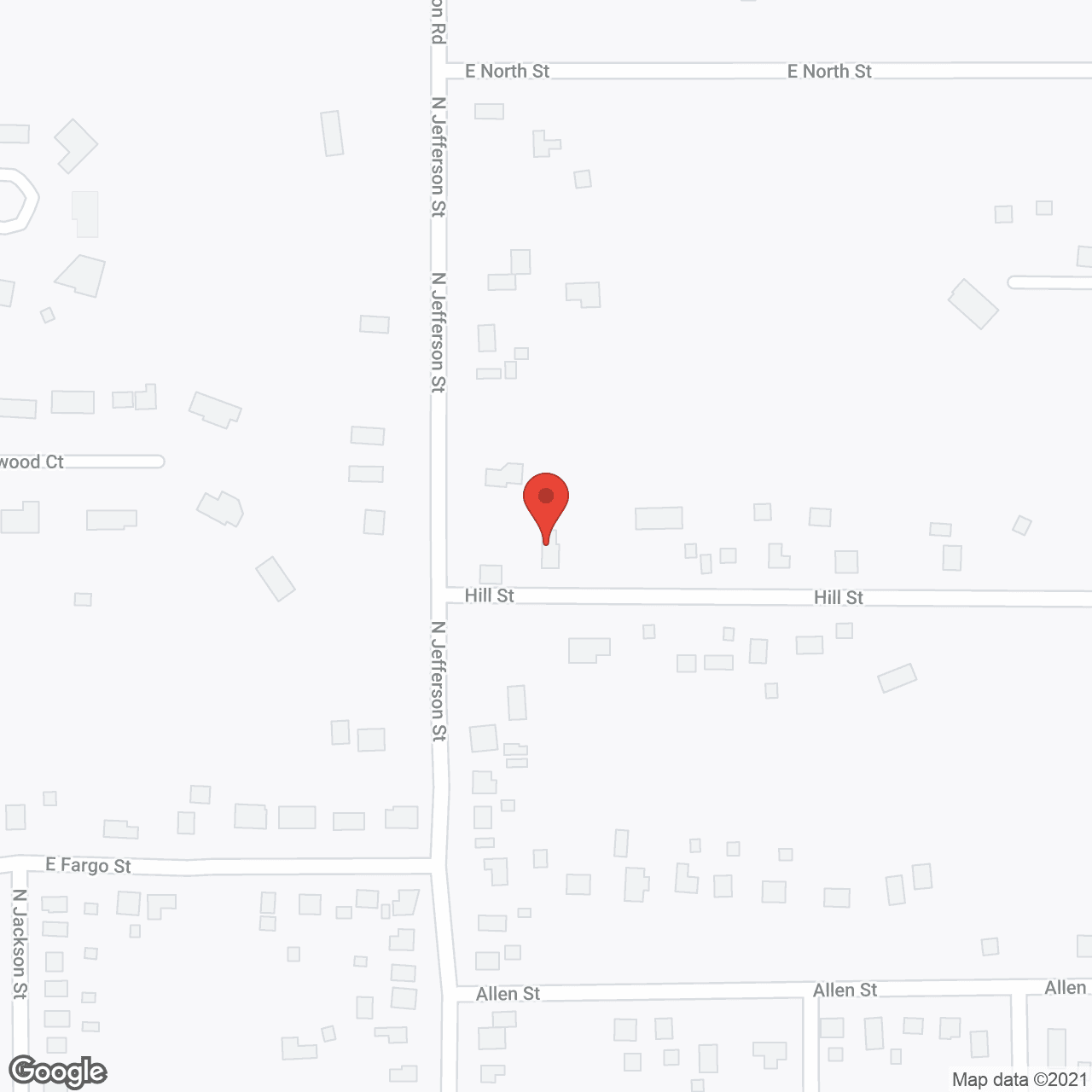 Map of the neighborhood around ANID Adult Foster Care